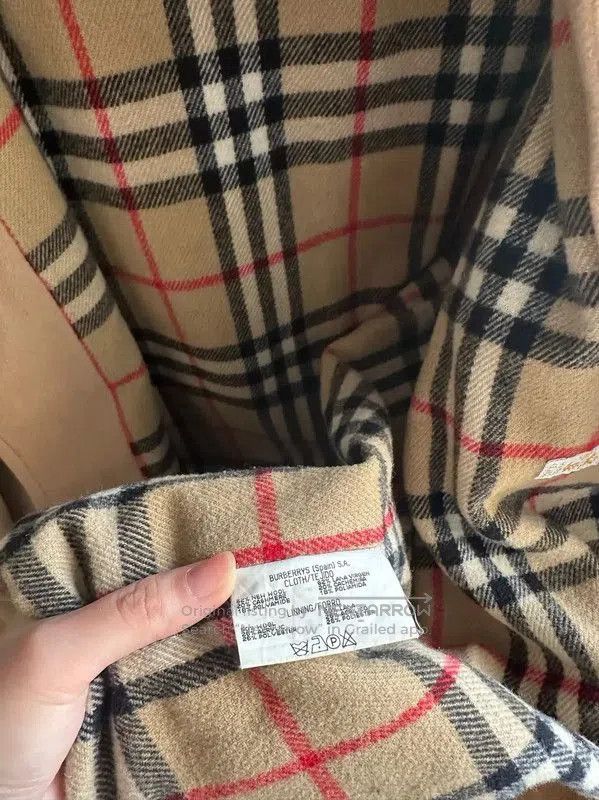 Burberry Burberry Beige Wool Long Coat for Women. Size M / US 6-8 / IT 42-44 - 7 Thumbnail