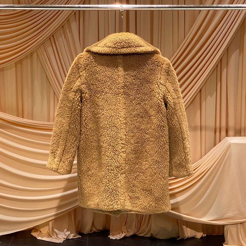 Max Mara Max Mara Teddy Camel Velvet Teddy Coat Size S / US 4 / IT 40 - 2 Thumbnail