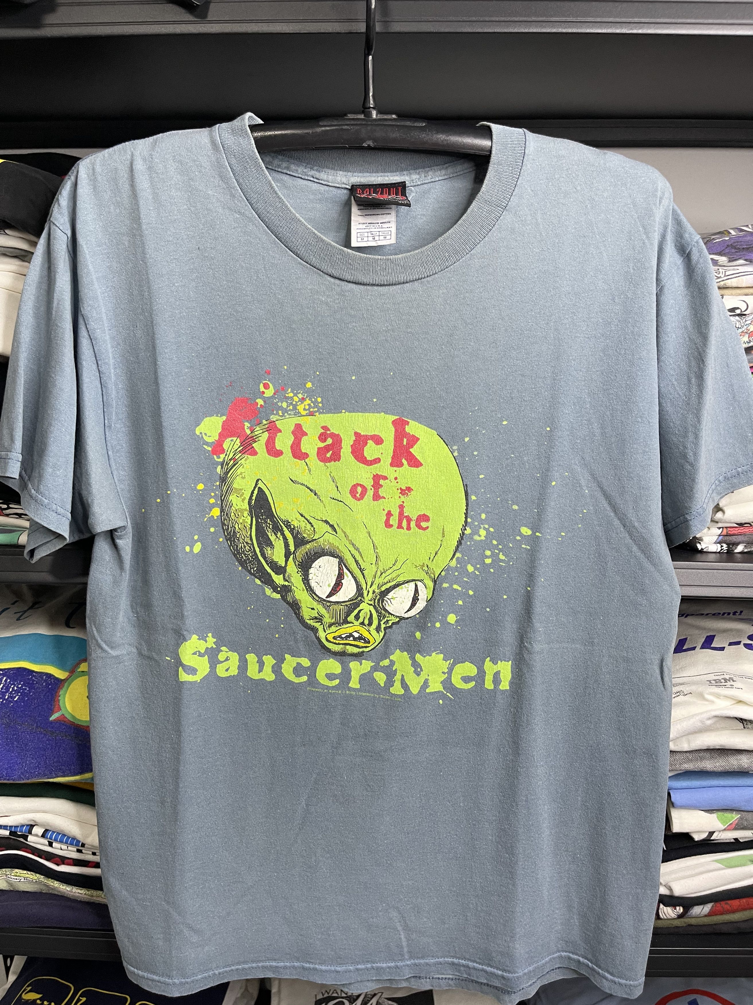 Alien Workshop Alien attack the saucer men by balzout tee M Size US M / EU 48-50 / 2 - 1 Thumbnail