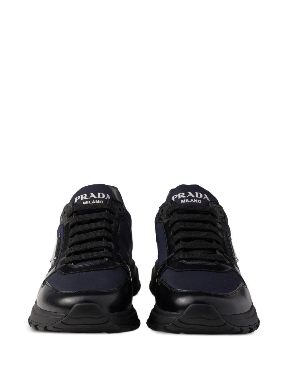 Prada o1B3y1r0526 Prax 01 Lace-Up Sneakers in Navy/Black Size US 9 / EU 42 - 4 Thumbnail