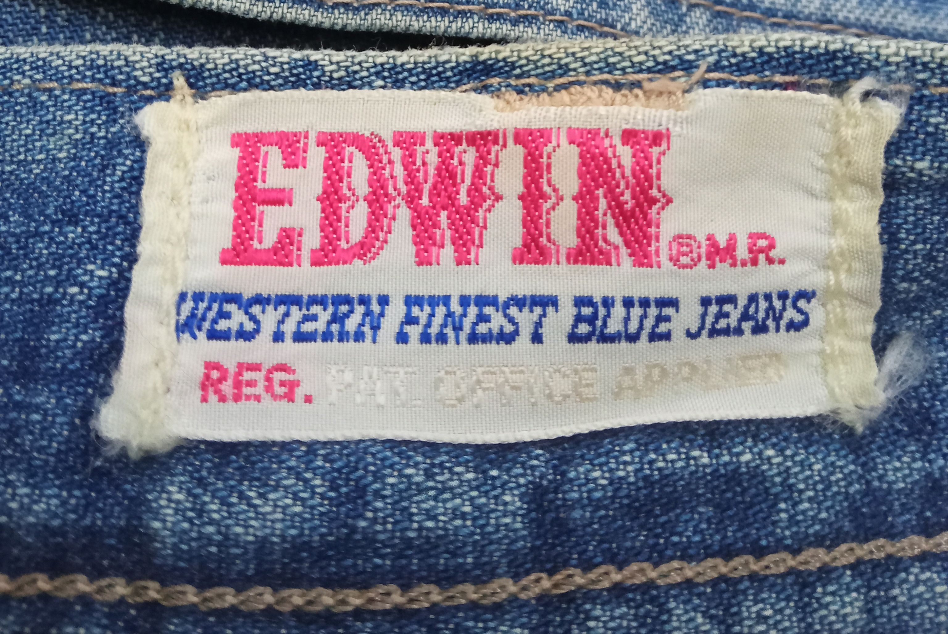 Edwin Vintage Edwin Rare - Pat: The Office Applied Baggy Pants Size US 33 - 3 Thumbnail