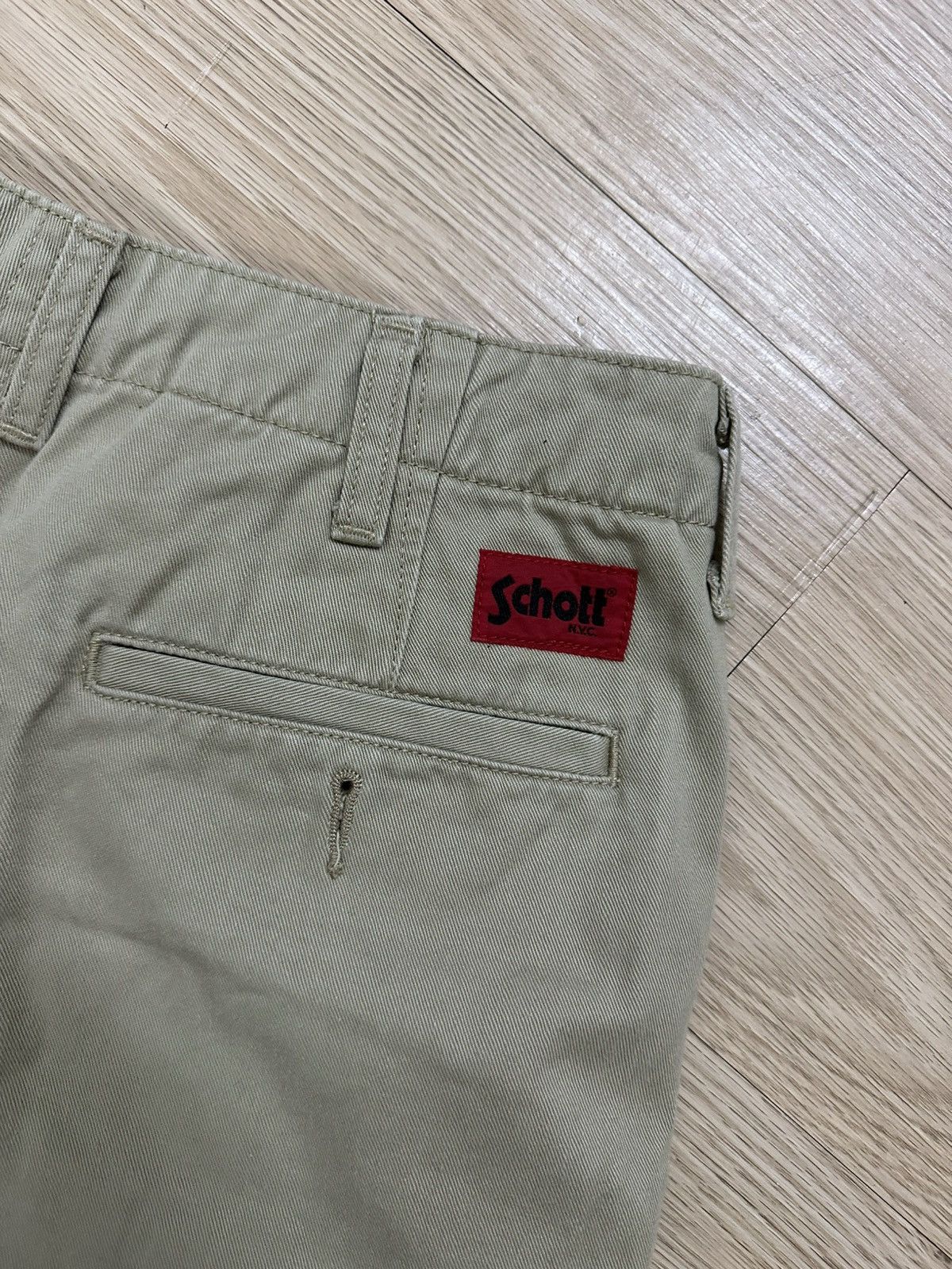 Schott × Vintage Rare And Beautiful Vintage Schott NYC Chinos Shorts Size US 30 / EU 46 - 6 Thumbnail