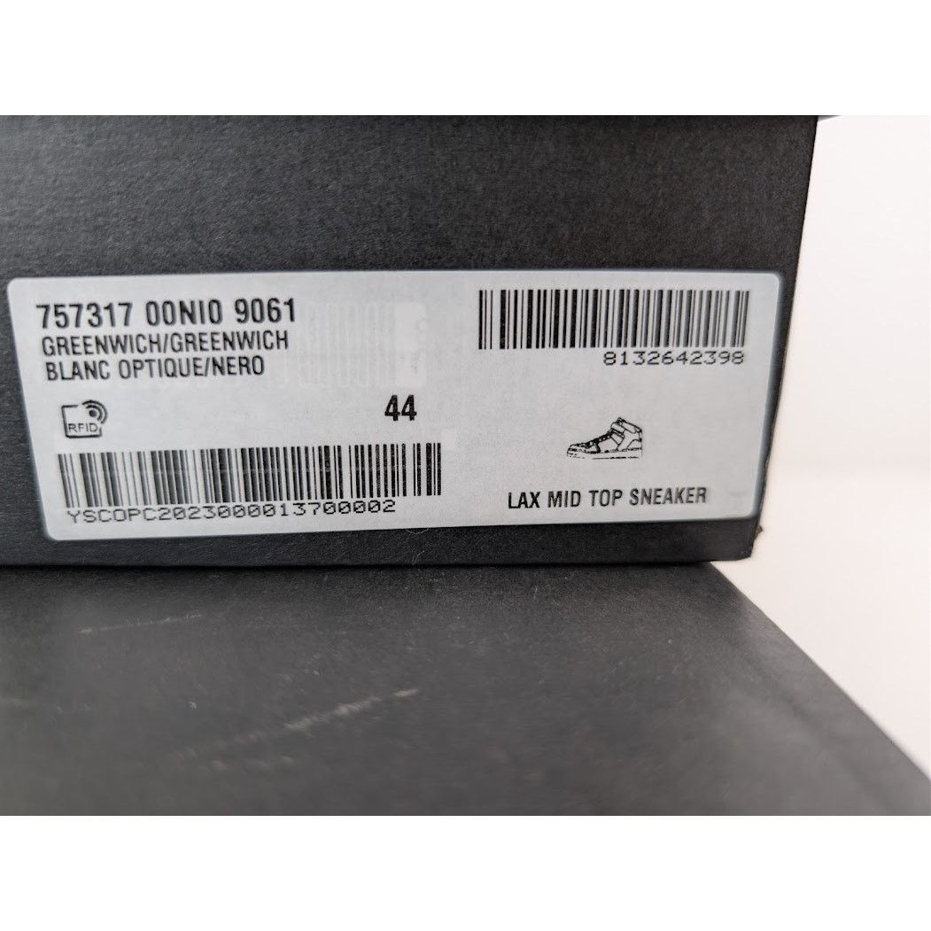 Saint Laurent Paris o1rshd1 Lax Mid top sneakers in Blanc optique/nero Size US 11 / EU 44 - 23 Thumbnail