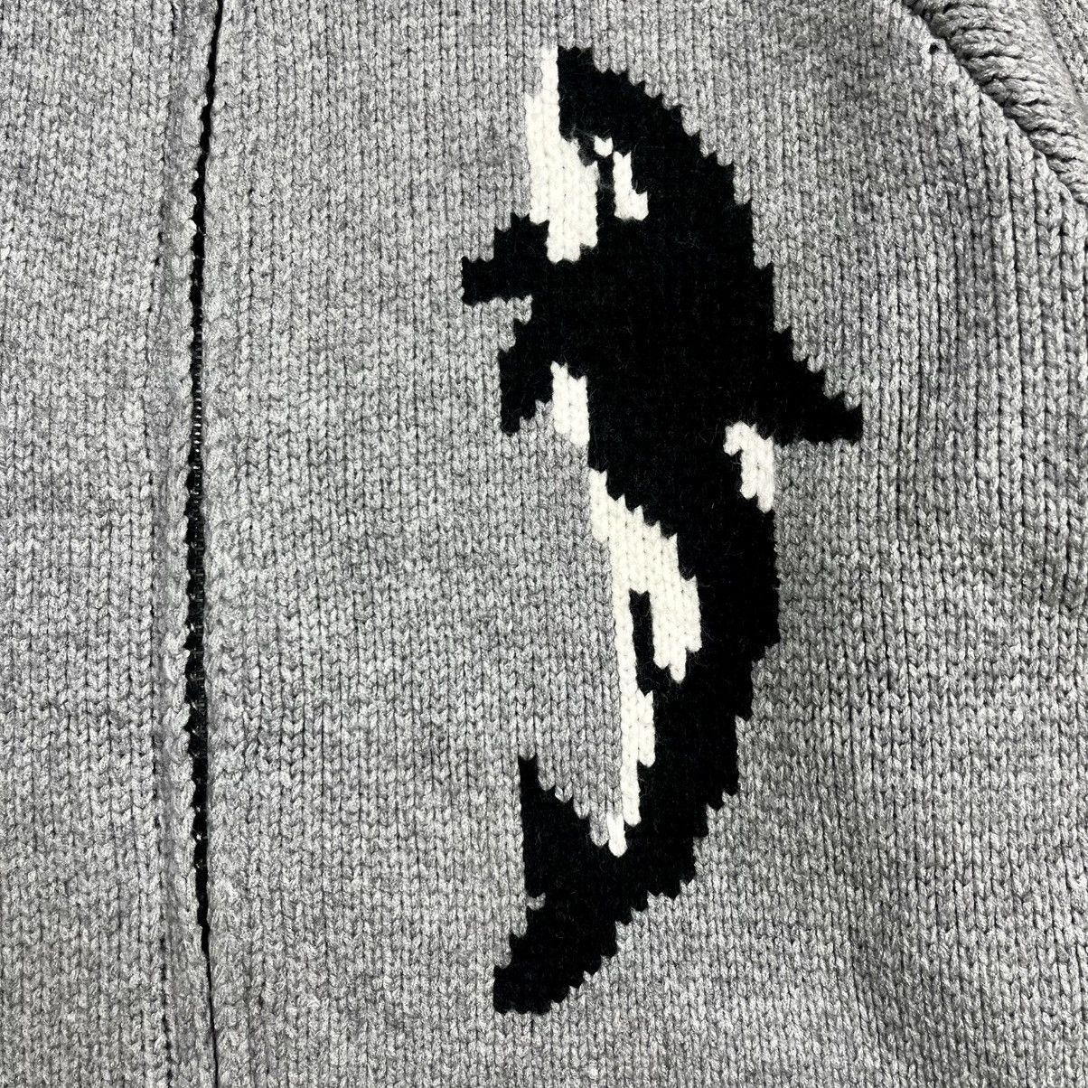 20471120 2000s Suare - Double Orca Chowican Chunky Knitted Jacket Size US L / EU 52-54 / 3 - 10 Thumbnail