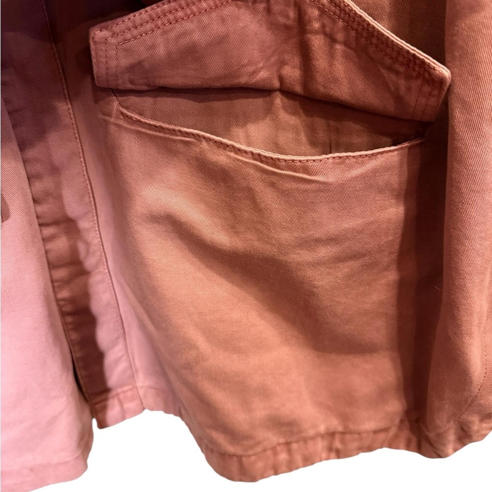 Pistola Pistola Briana Utility Cotton Shirt Jacket in Clay Sz M Size M / US 6-8 / IT 42-44 - 3 Thumbnail