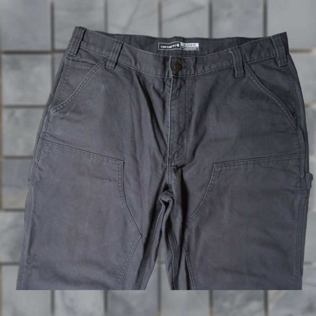 Carhartt Carhartt Pants Mens 36x34 Gray Rugged Flex Relaxed Fit Workwear Utility Duck Pants Mens 36 Gray Carhartt Rugged Flex Straight Dock? Size US 36 / EU 52 - 1 Thumbnail
