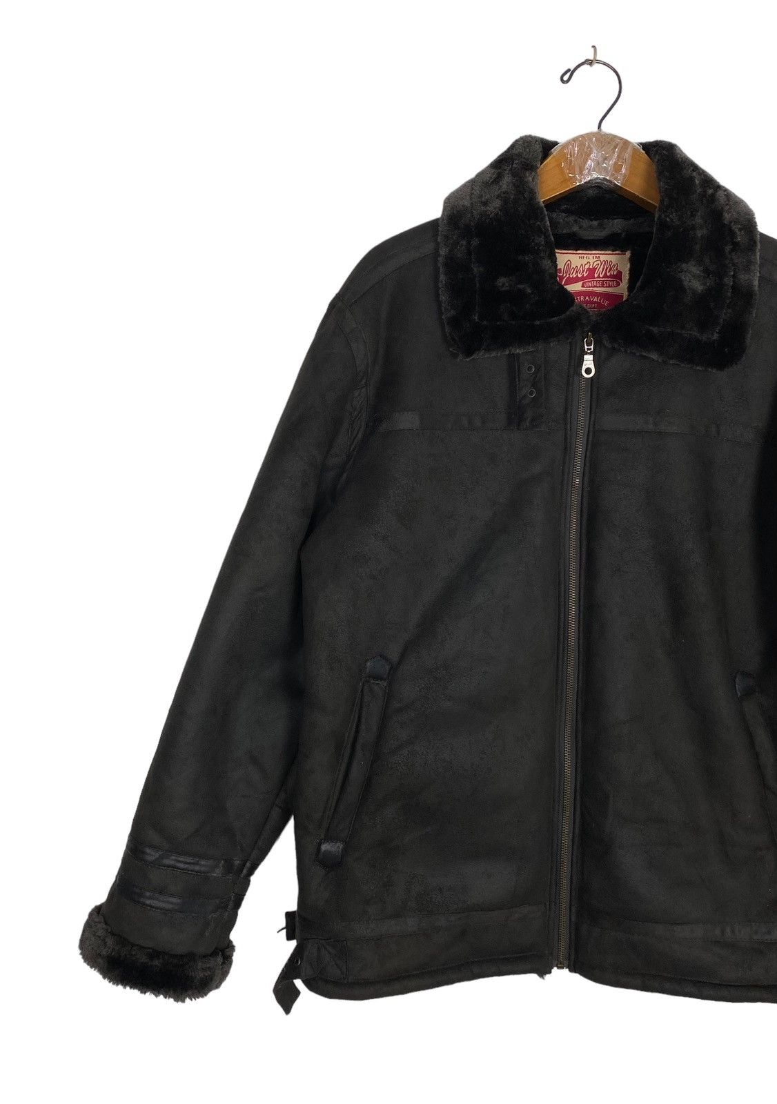Japanese Brand Rare‼️ Shearling Jacket Just Win Size US M / EU 48-50 / 2 - 3 Thumbnail