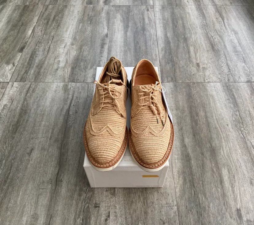 Visvim visvim raffia-folk low-top shoes in natural Size US 9 / EU 42 - 1 Thumbnail