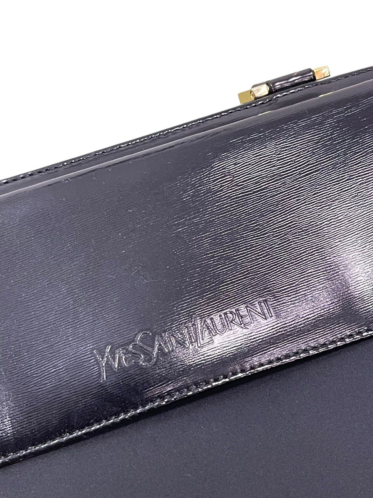 Yves Saint Laurent Full Leather YSL Yves Saint Laurent Vtg Hand Bag 1🟩6 Size ONE SIZE - 11 Thumbnail