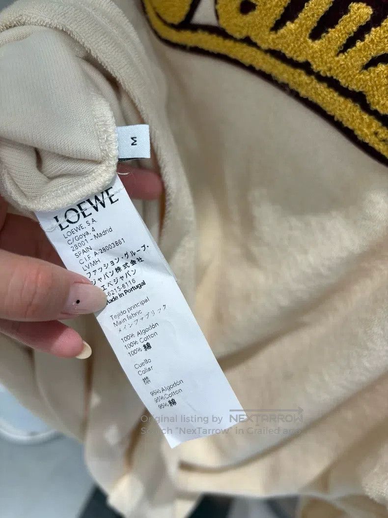 Loewe LOEWE Collaborative Beige Half-Zip Hooded Sweatshirt Size M / US 6-8 / IT 42-44 - 5 Thumbnail