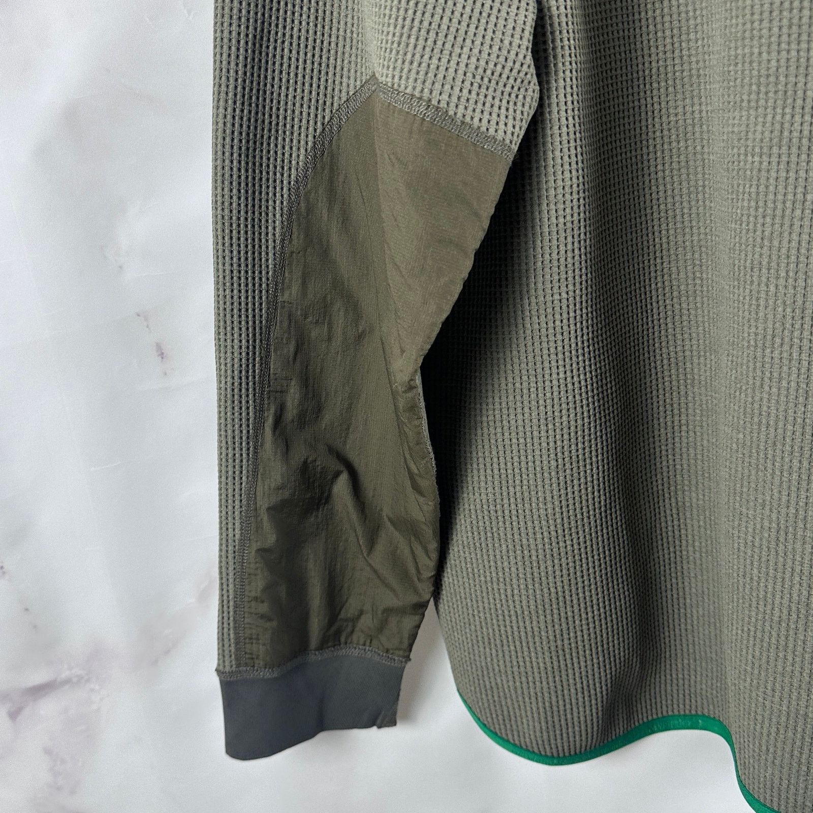 And Wander × HIDDEN Olive PE Waffle Thermal Longsleeve Size US XL / EU 56 / 4 - 7 Thumbnail