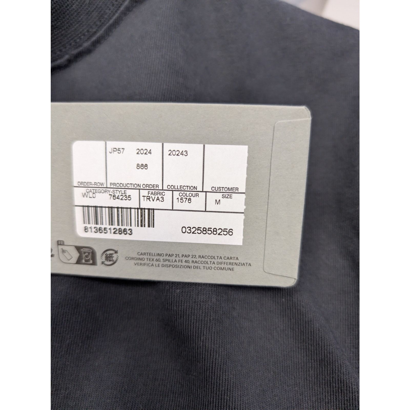 Balenciaga o1rshd1 Medium Fit T-Shirt in Washed Black / Anthracite Size US M / EU 48-50 / 2 - 22 Thumbnail