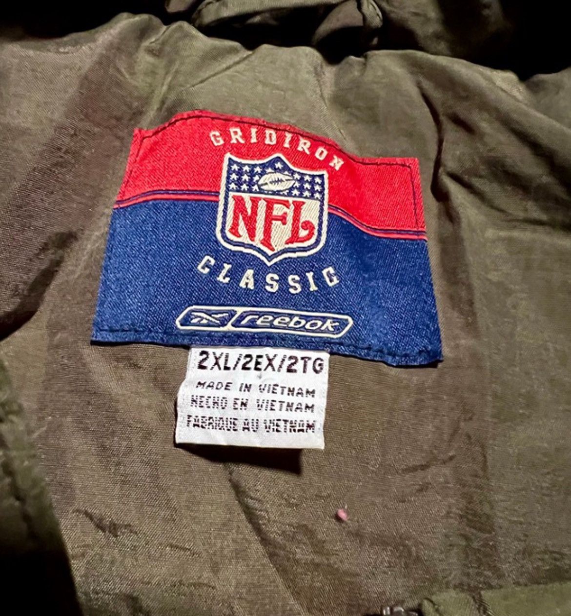 Reebok Cleveland Browns Gridiron Classic NFL Vintage Puffer Jacket Size US XXL / EU 58 / 5 - 6 Thumbnail