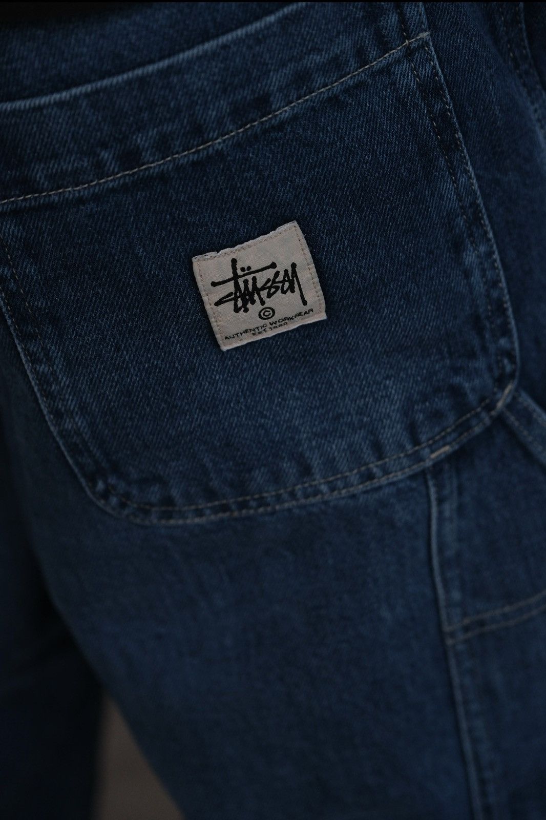 Other Stussy Double Knee Workpants blue **RARE** Size US 33 - 3 Thumbnail