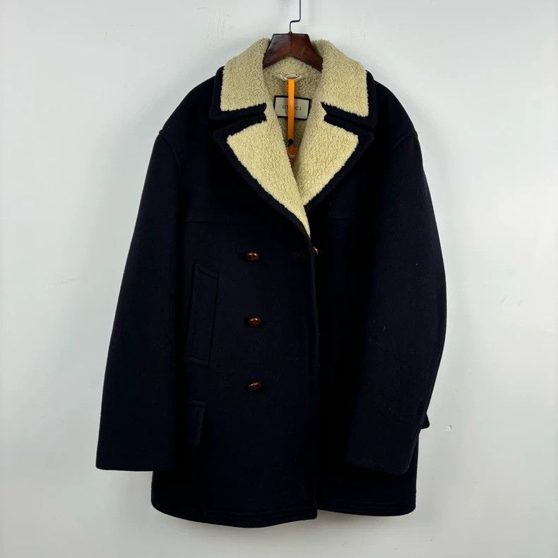 Gucci Gucci Black panther embroidered wool coat 2501-Nextarrow Size US S / EU 44-46 / 1 - 1 Thumbnail