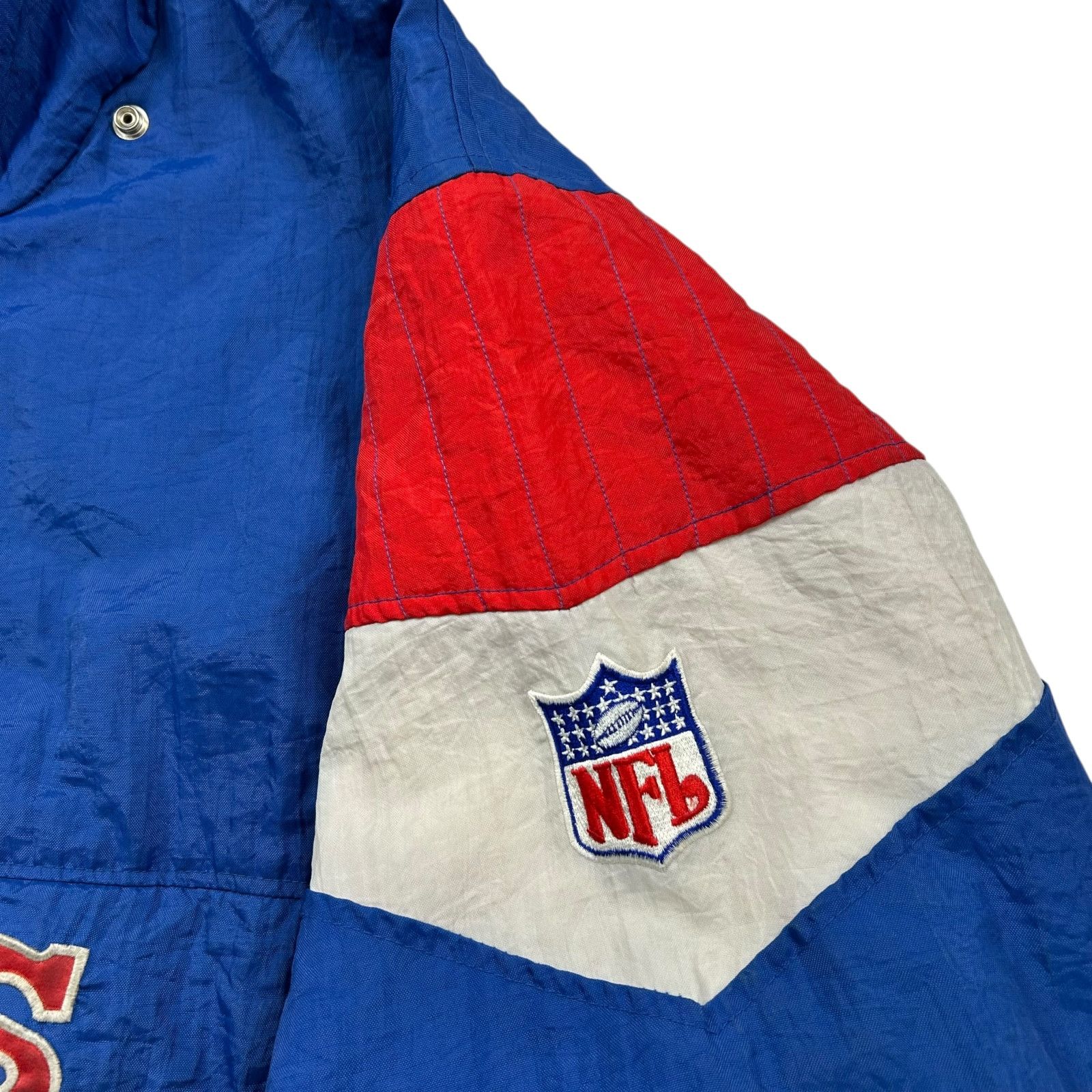 NFL VTG 90s BUFFALO BILLS STARTER PUFFER JACKET PULLOVER SIZE XL Size US L / EU 52-54 / 3 - 5 Thumbnail