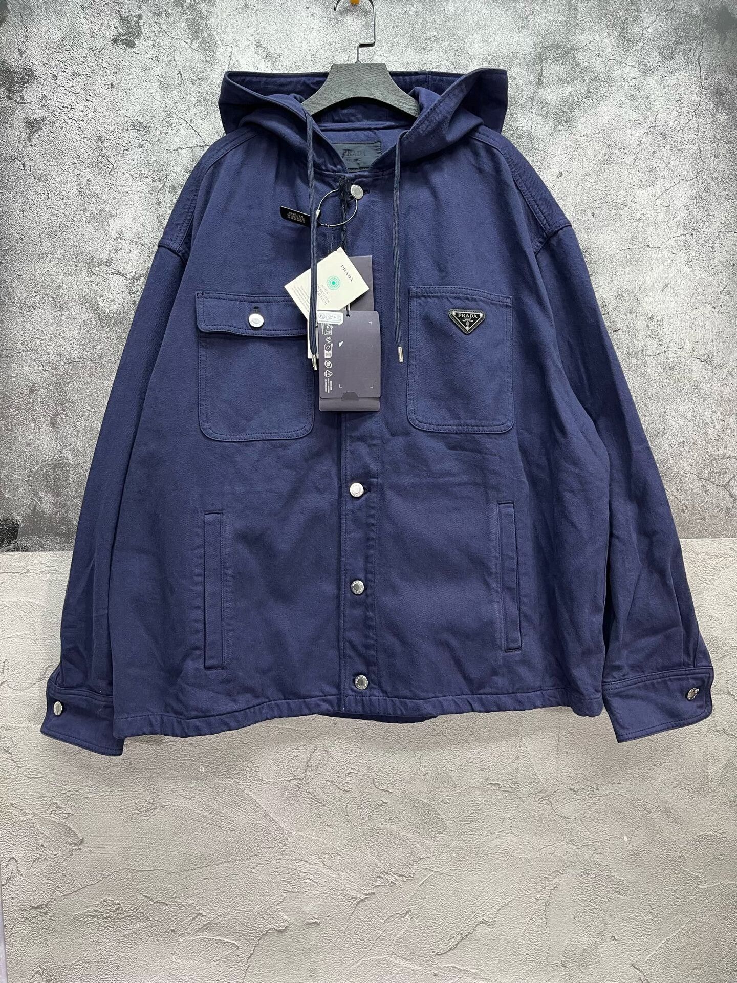 Prada prada hooded work jacket size l Size US L / EU 52-54 / 3 - 1 Thumbnail