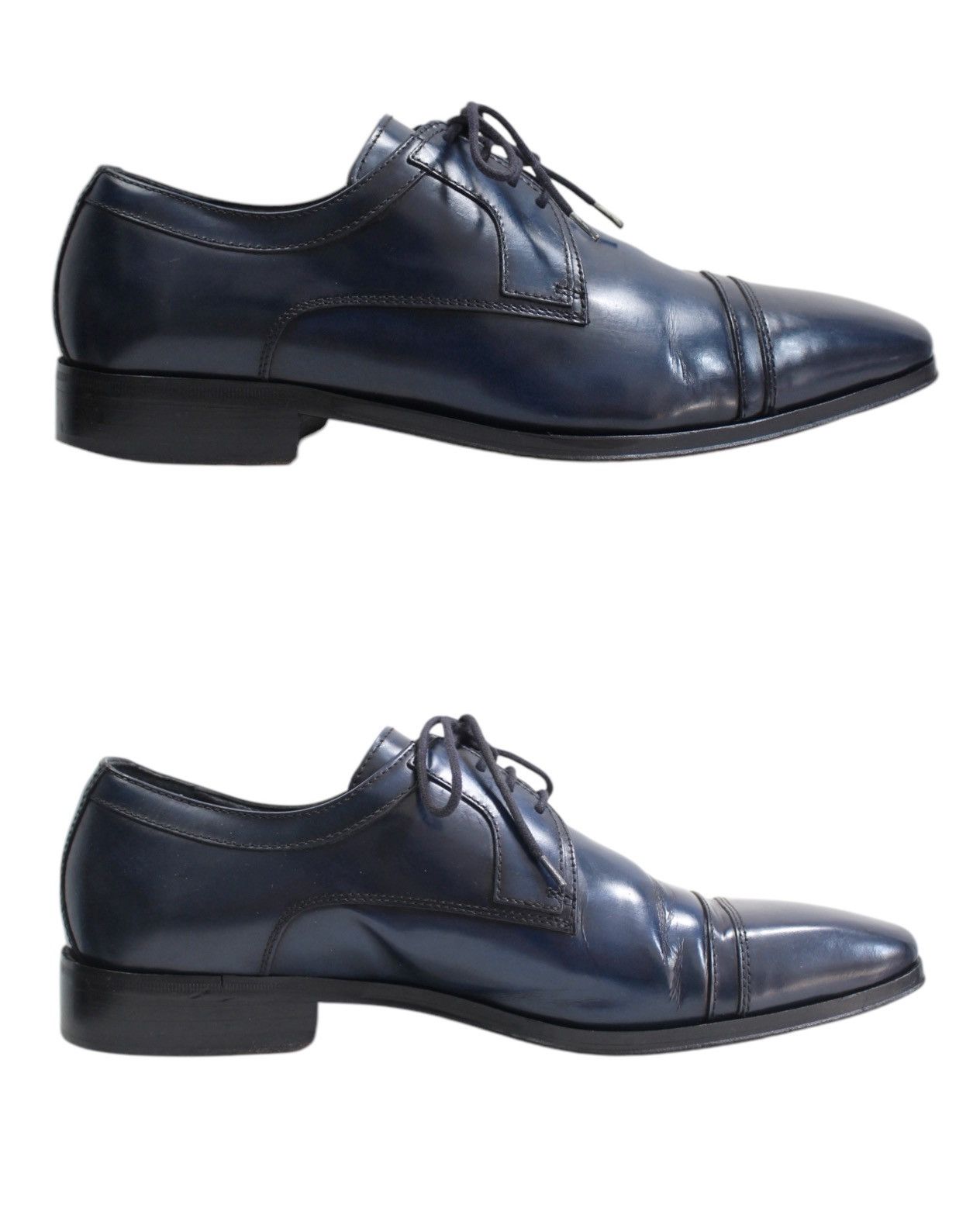 Leather × Vintage CALZOLERIA TOSCANA HAND CRAFTED LACE UP DERBY Size US 7 / EU 40 - 4 Thumbnail