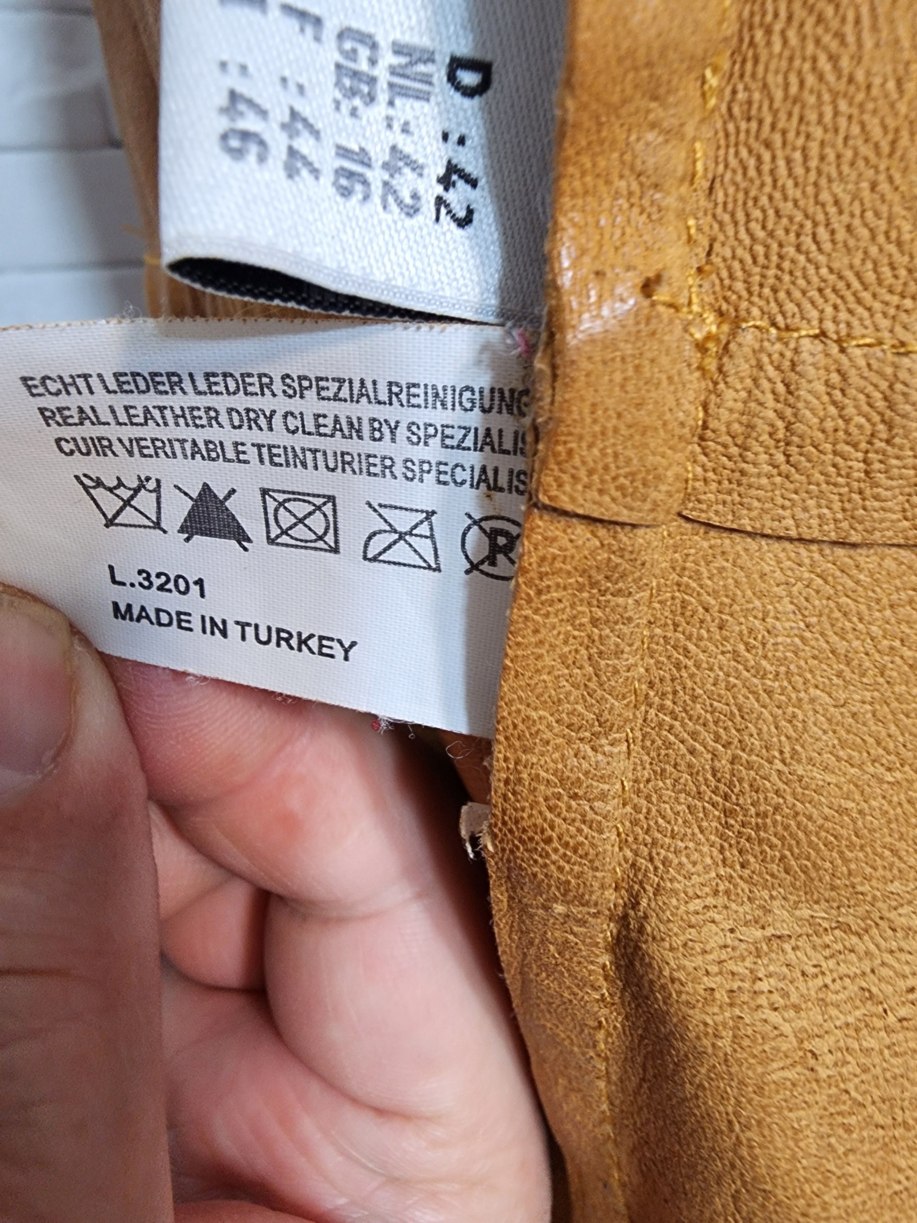 Other Women's Suede Shirt: Brown Leather Simple Style Size L / US 10 / IT 46 - 10 Thumbnail