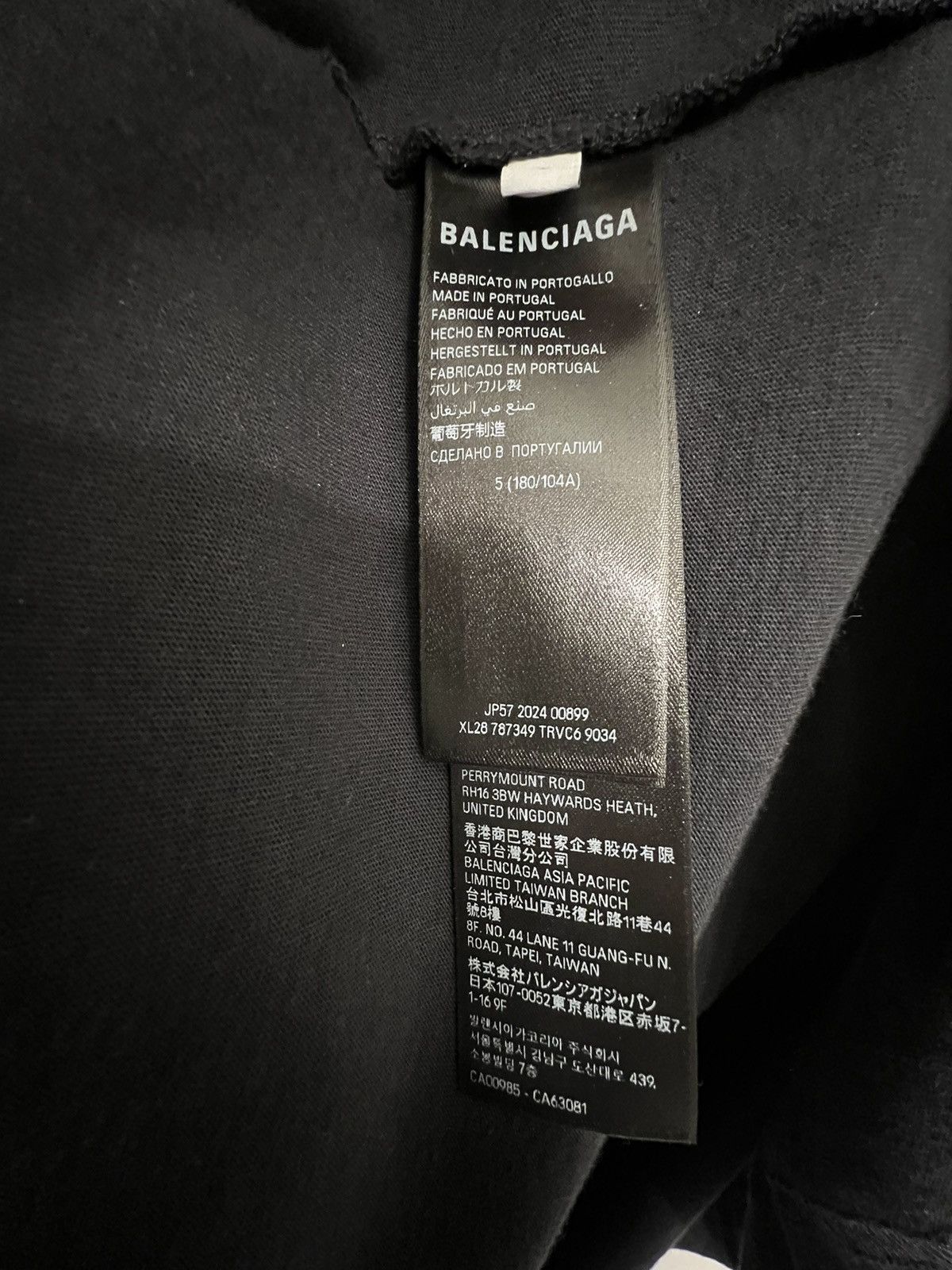 Balenciaga Balenciaga Keep Calm T Shirt Size US XL / EU 56 / 4 - 3 Thumbnail