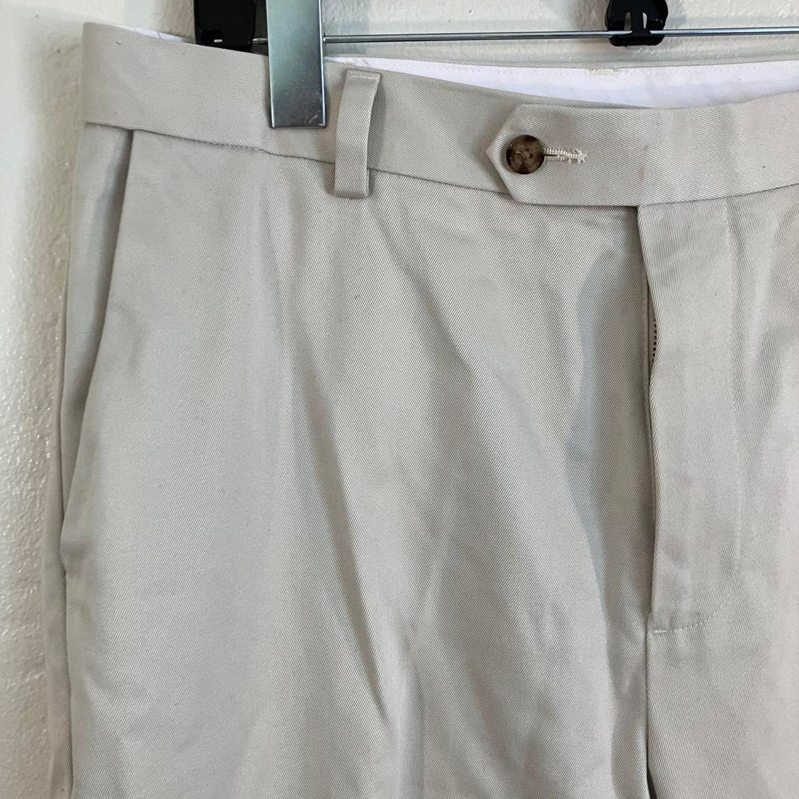 Roundtree & Yorke Roundtree & York Tan Cream Trousers Size US 33 - 2 Thumbnail