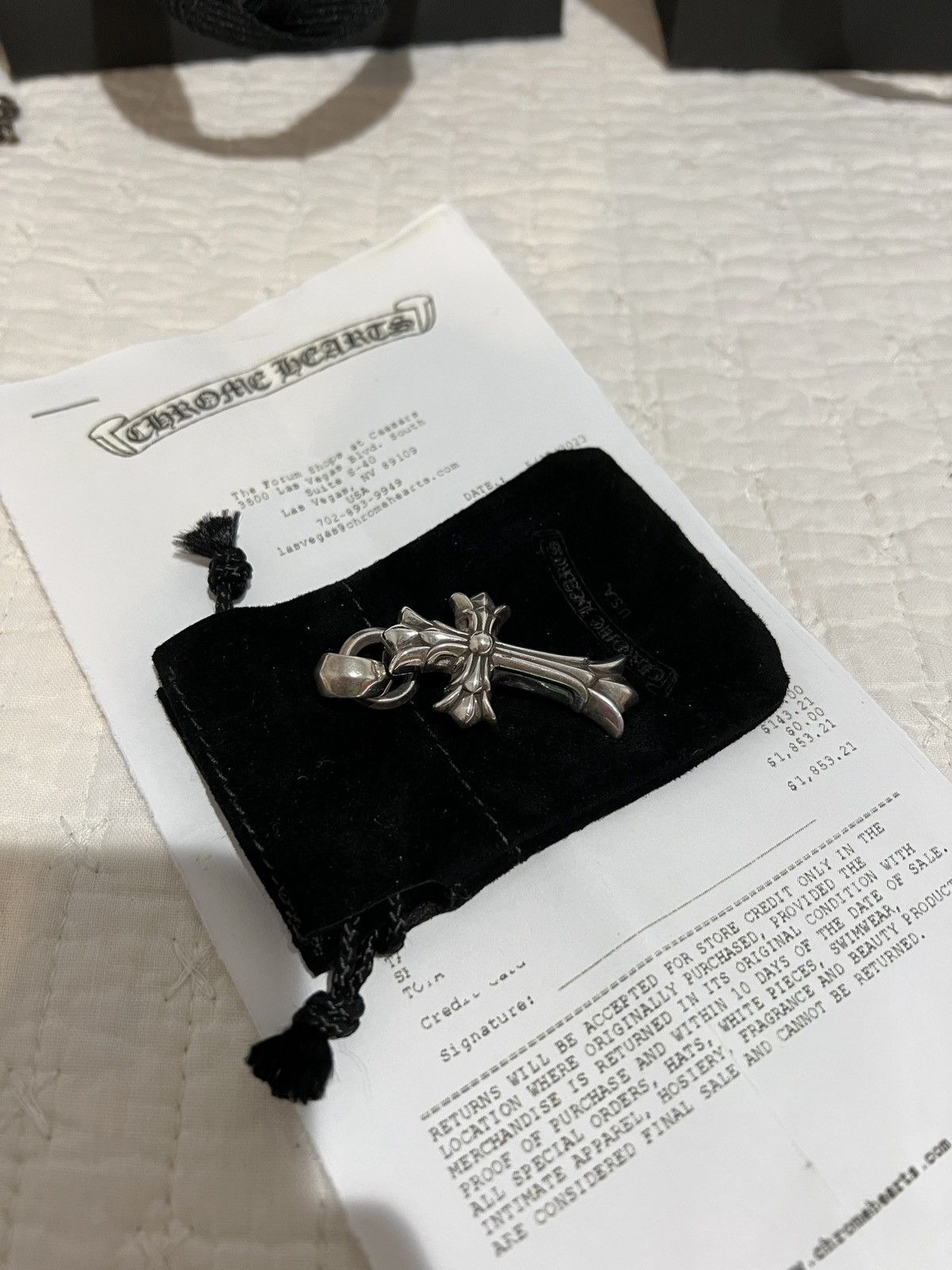 Chrome Hearts chrome hearts double cross pendant Size ONE SIZE - 5 Thumbnail