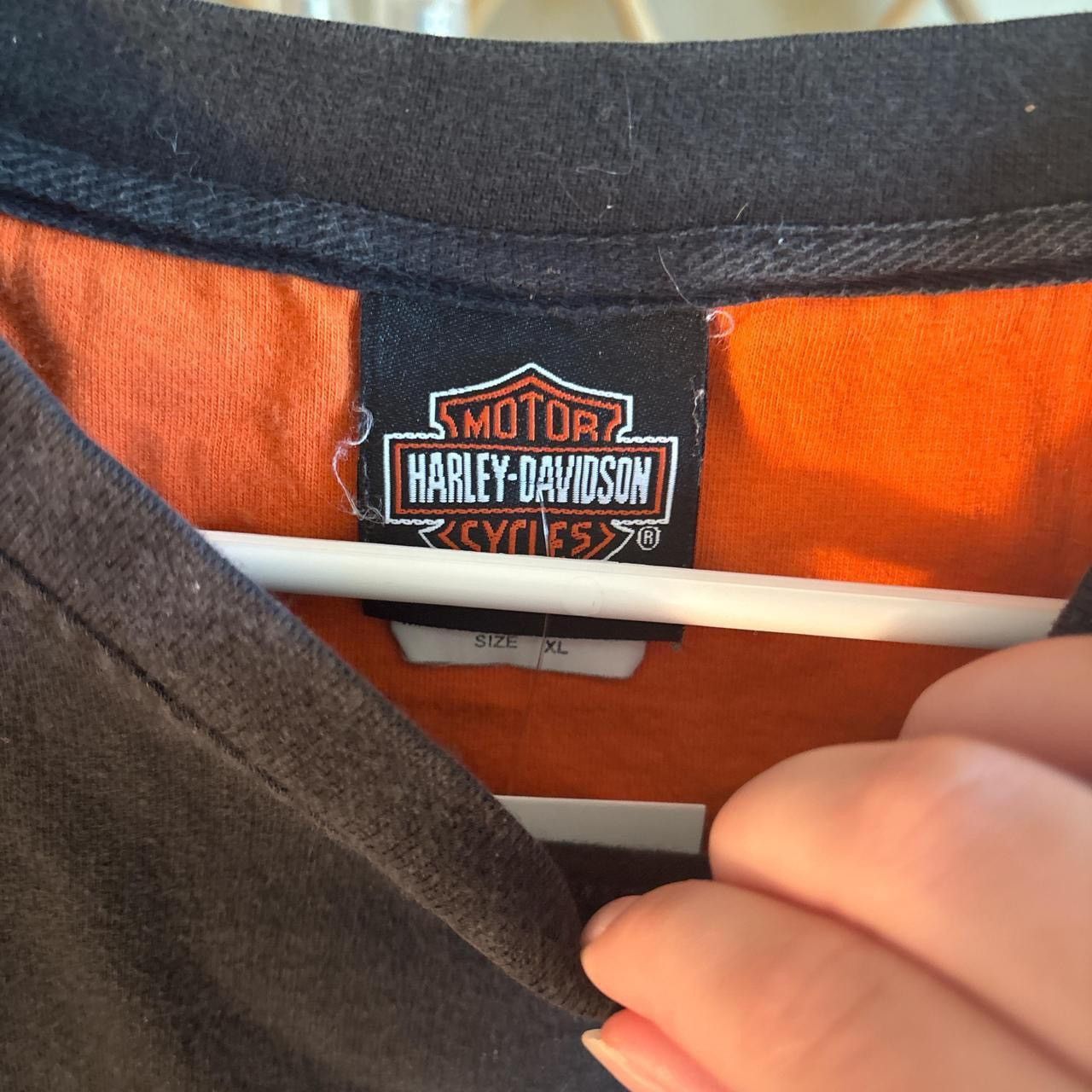 Harley Davidson Y2k stitched harley davidson Size US XL / EU 56 / 4 - 4 Thumbnail