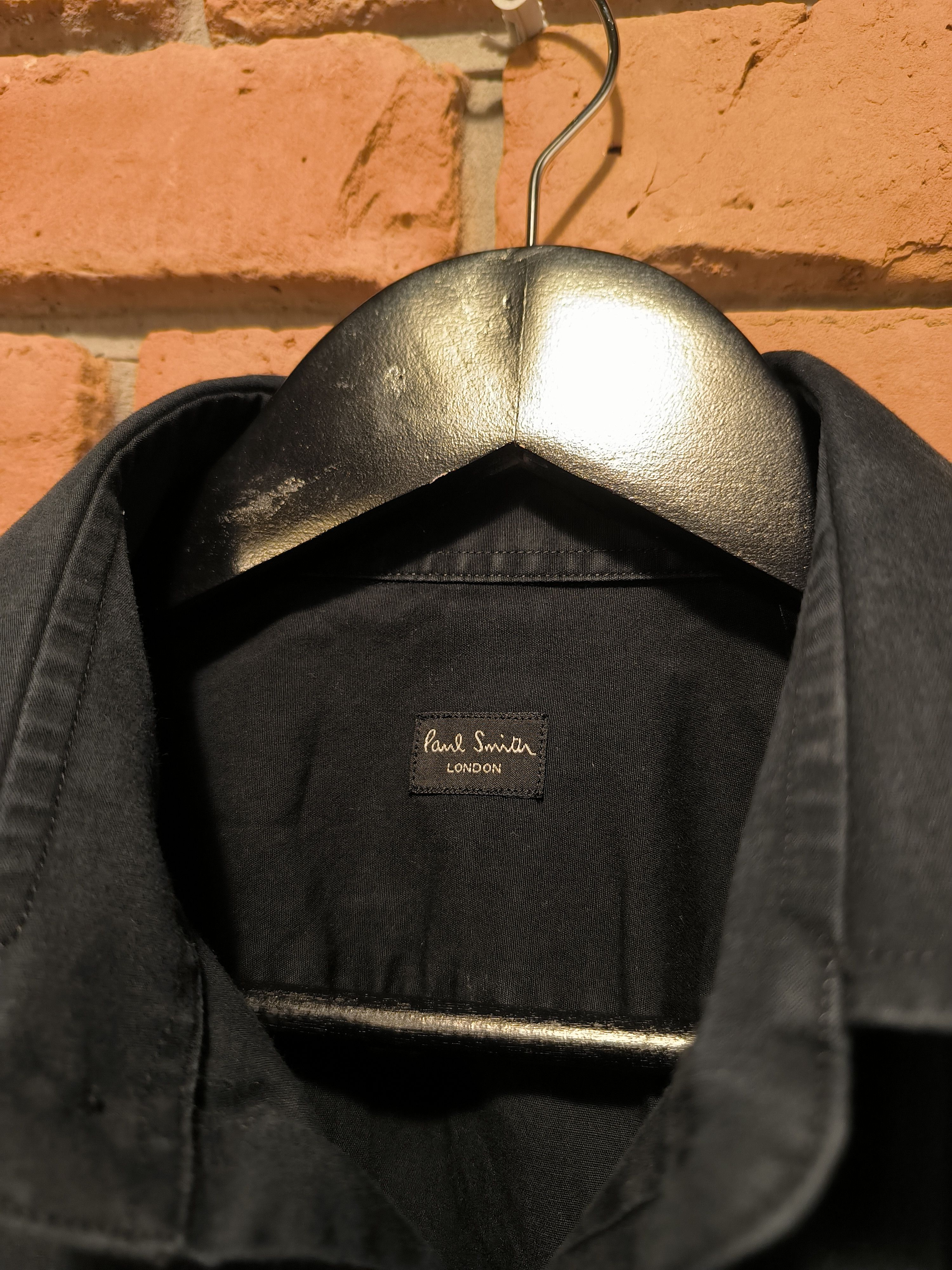 Paul Smith Paul Smith London Black Shirt Button-Up Long PS Cufflinka Size US L / EU 52-54 / 3 - 5 Thumbnail