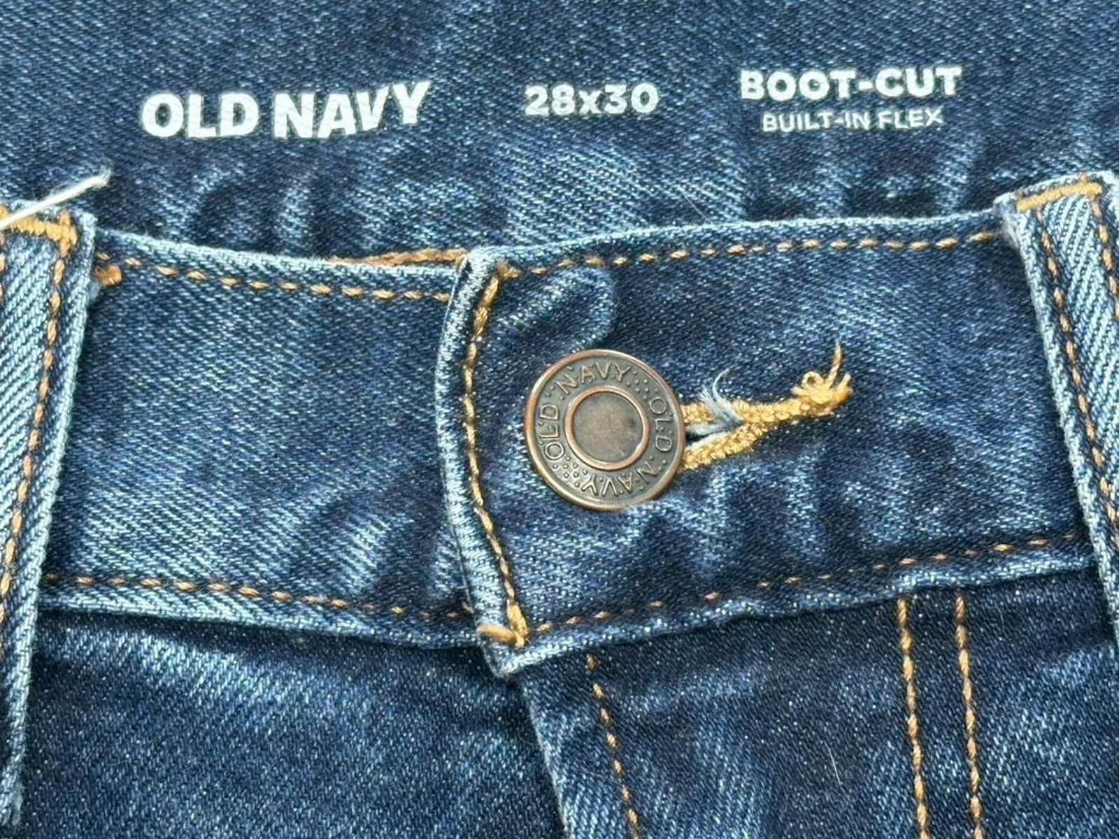 Old Navy Old Navy Built-In Flex Boot Cut Denim Jeans Blue Mens 28/30 Size US 28 / EU 44 - 7 Thumbnail