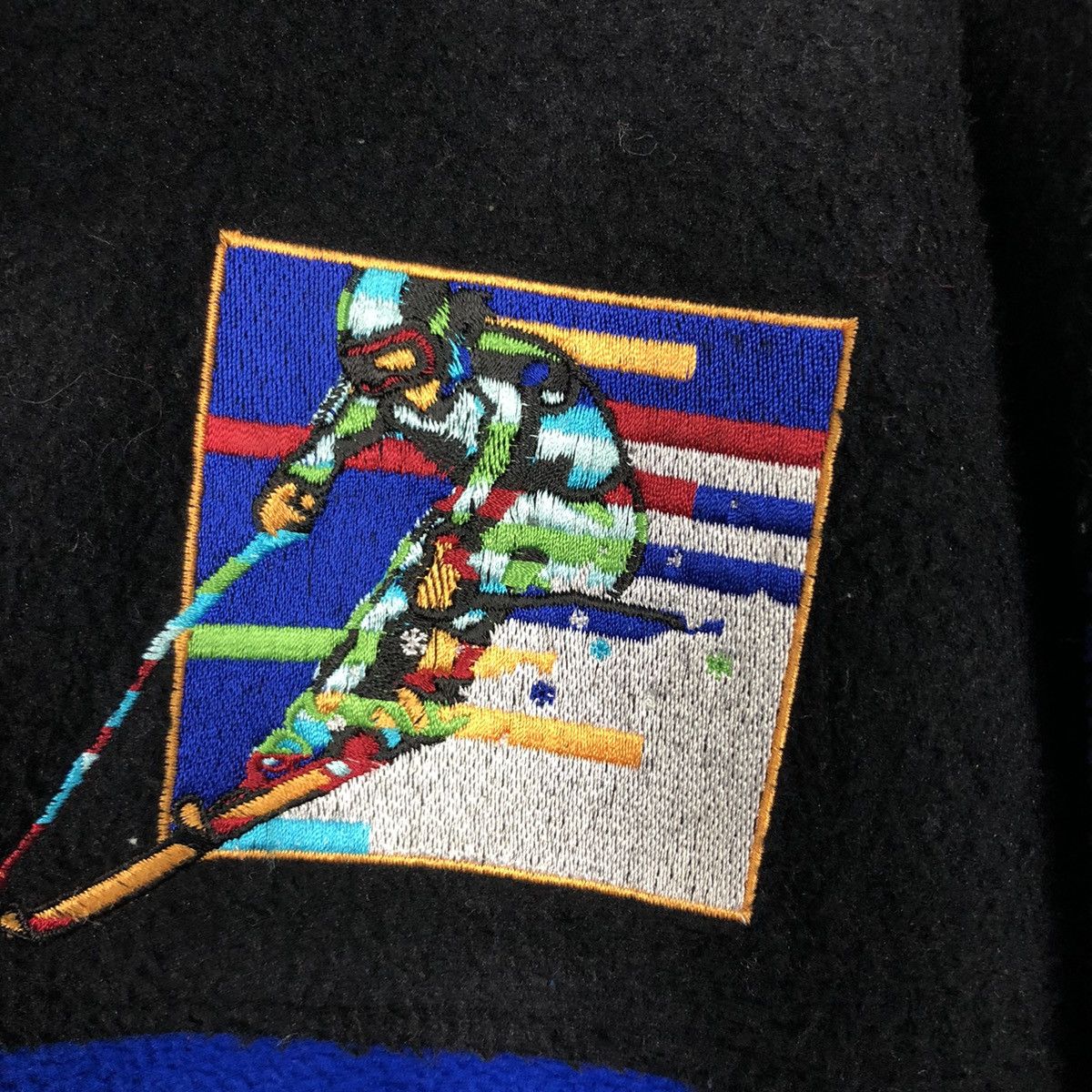 Japanese Brand 📌Vintage Fleece Zipper Jacket Olympic Big Logo Size US L / EU 52-54 / 3 - 19 Thumbnail