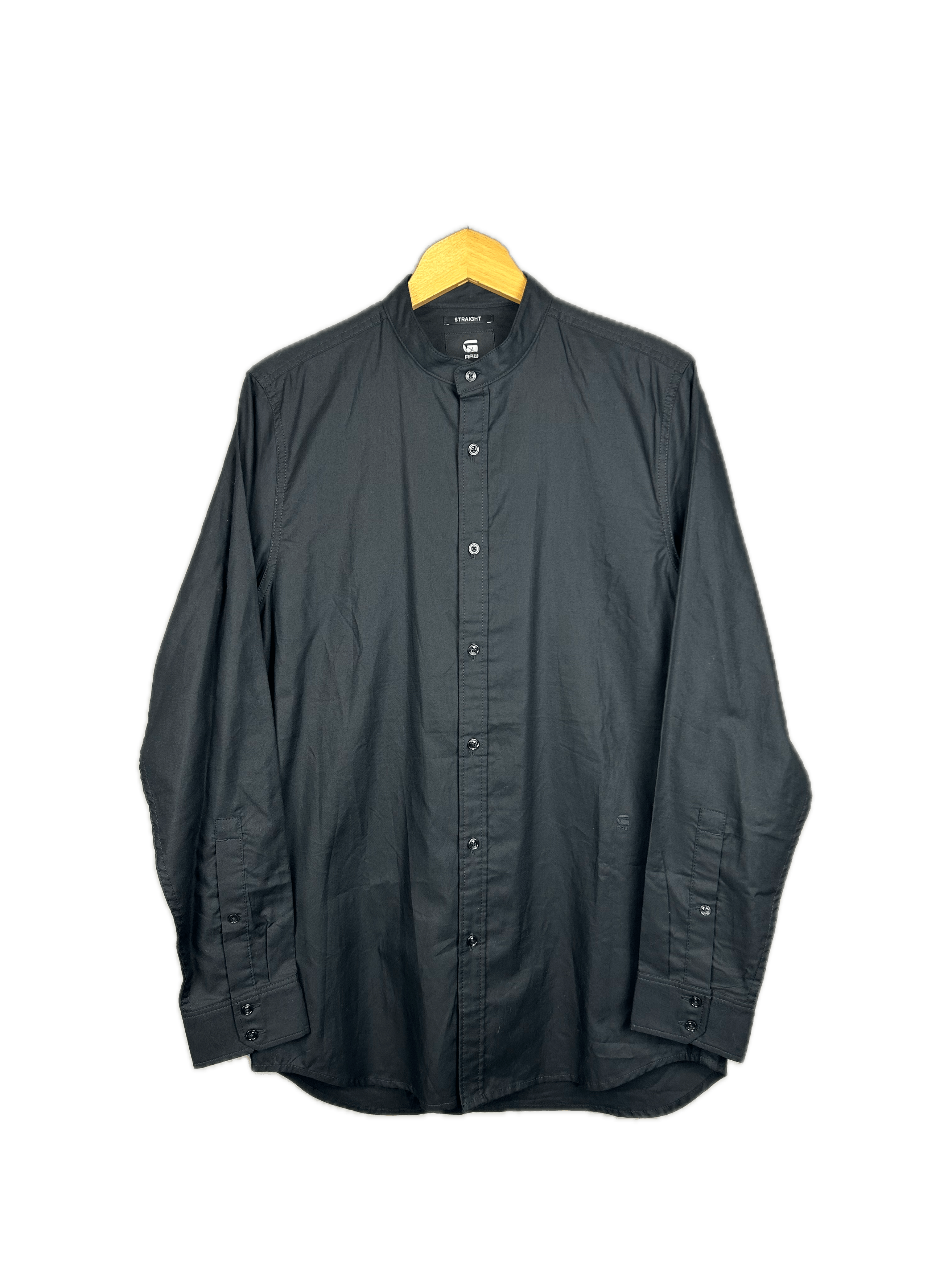 G-Star G-Star Shirt Black Stalt C-Less Clean Long Sleeve Small Logo Size US M / EU 48-50 / 2 - 1 Thumbnail
