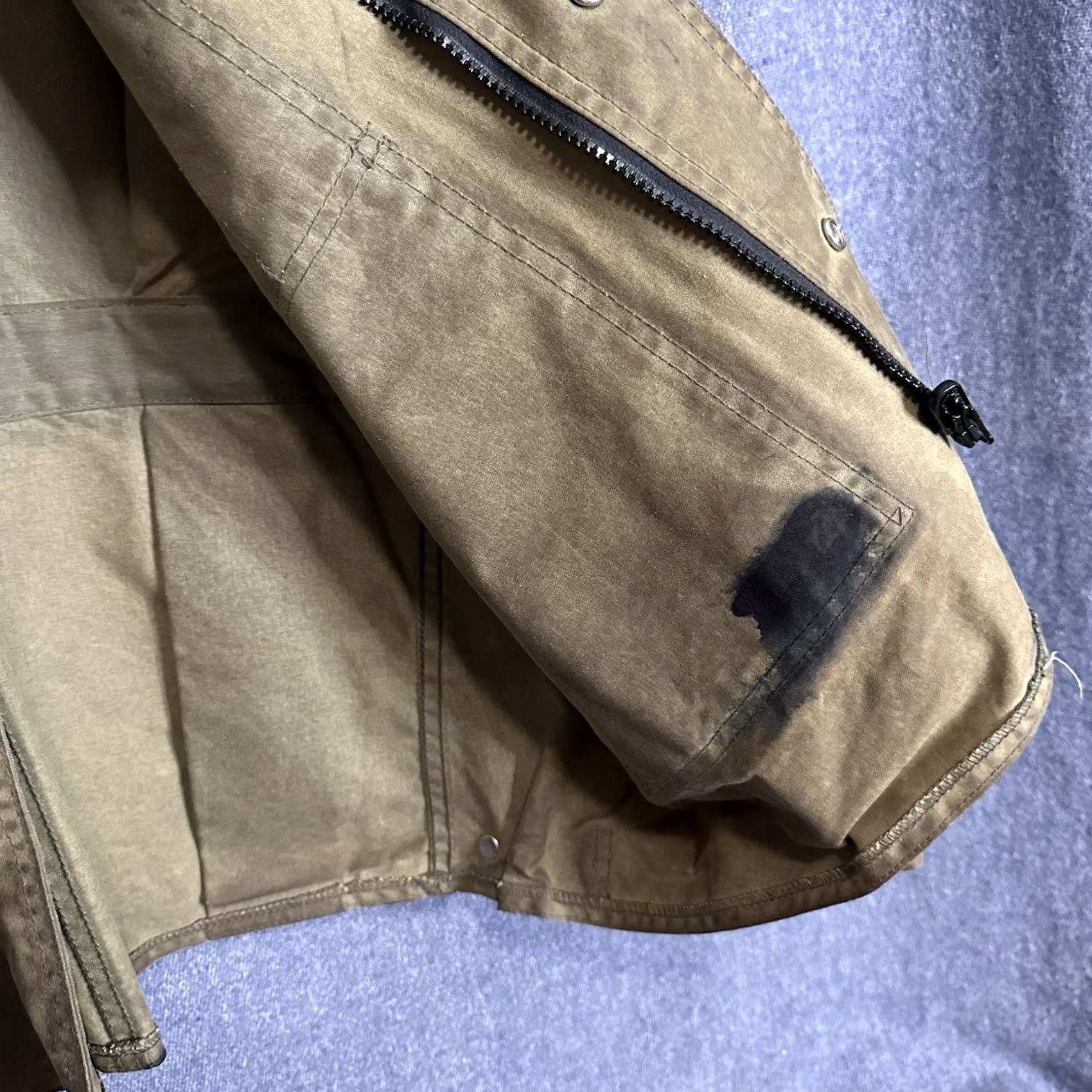Filson VINTAGE Filson Jacket Weather Tin Cloth Waxed Field Size XL Green Mens Overcoat 90s Western Workwear Hunting USA Winter Fall Spring Size US XL / EU 56 / 4 - 5 Thumbnail