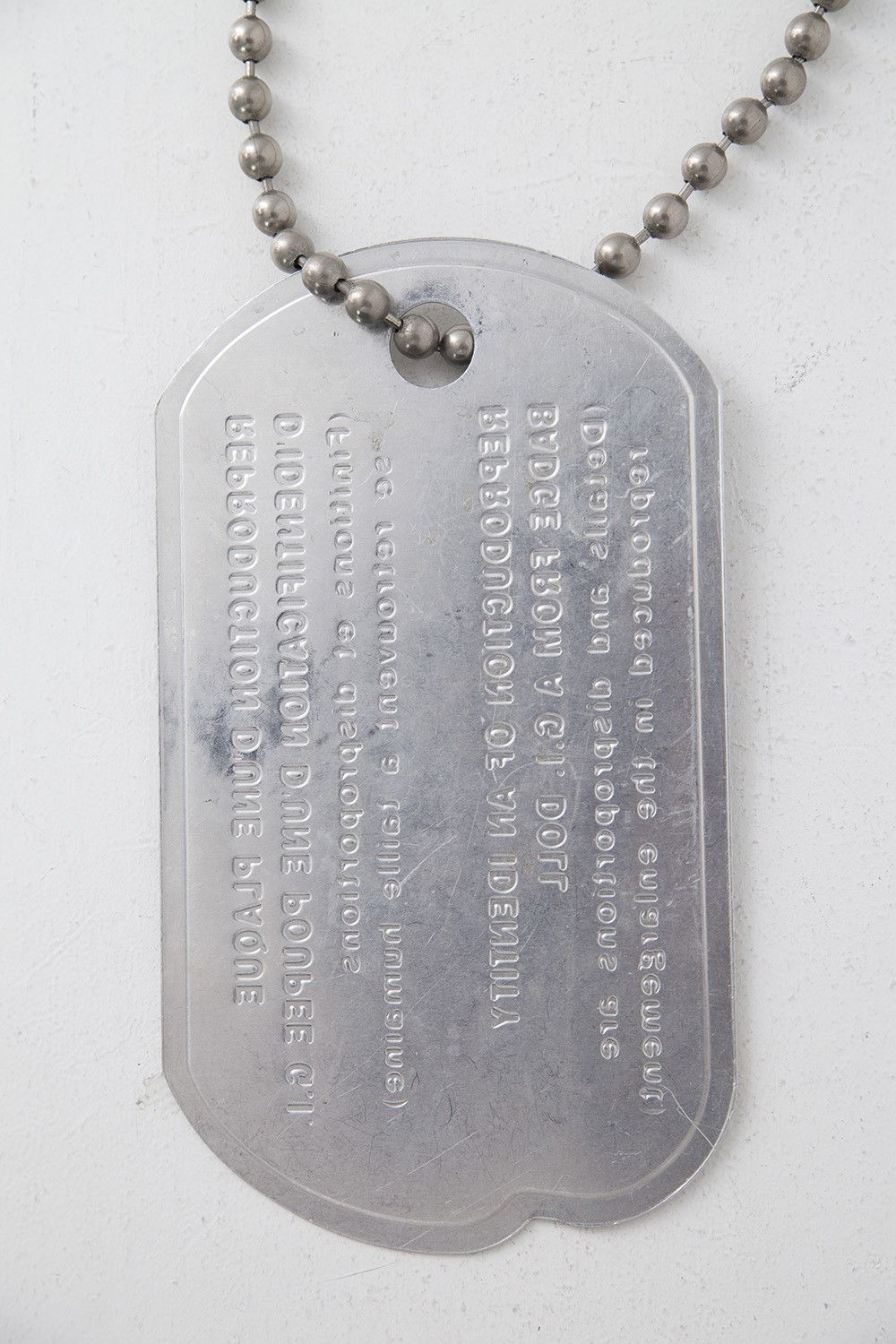 Maison Margiela SS99 oversized dog tag Size ONE SIZE - 7 Thumbnail