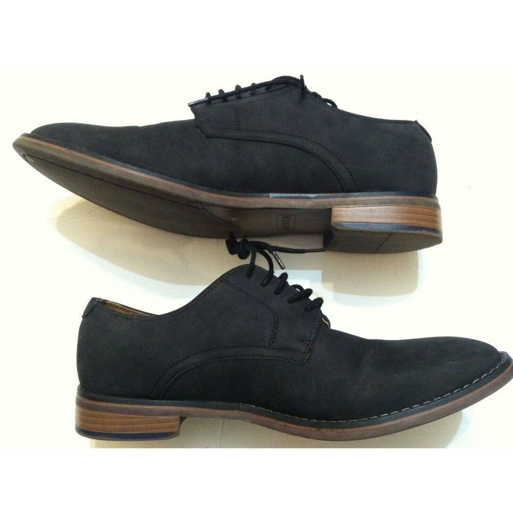 Steve Madden STEVE MADDEN MENS BLACK LEATHER OXFORD DRESS SHOES SIZE: 10 Size US 10 / EU 43 - 5 Thumbnail