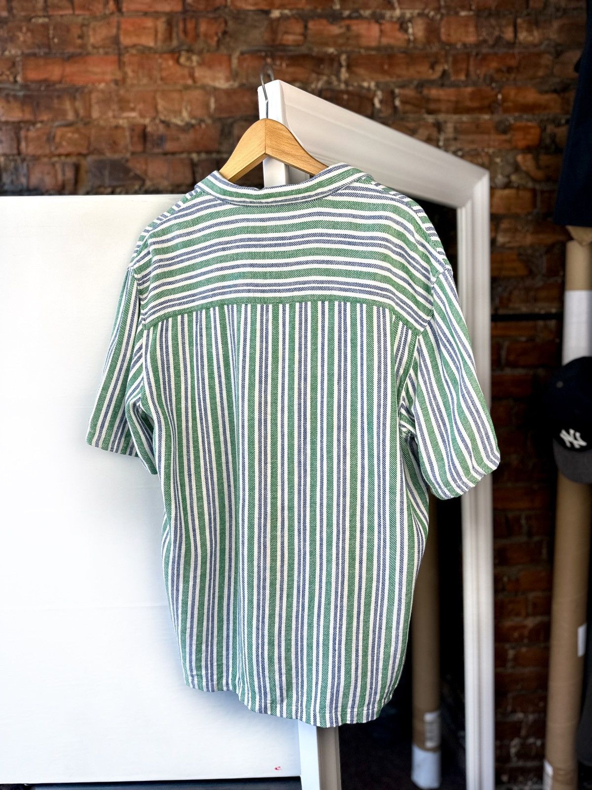 Zara Men’s Shirts Zara Striped Linen Button Up Multicolour Size US M / EU 48-50 / 2 - 6 Thumbnail