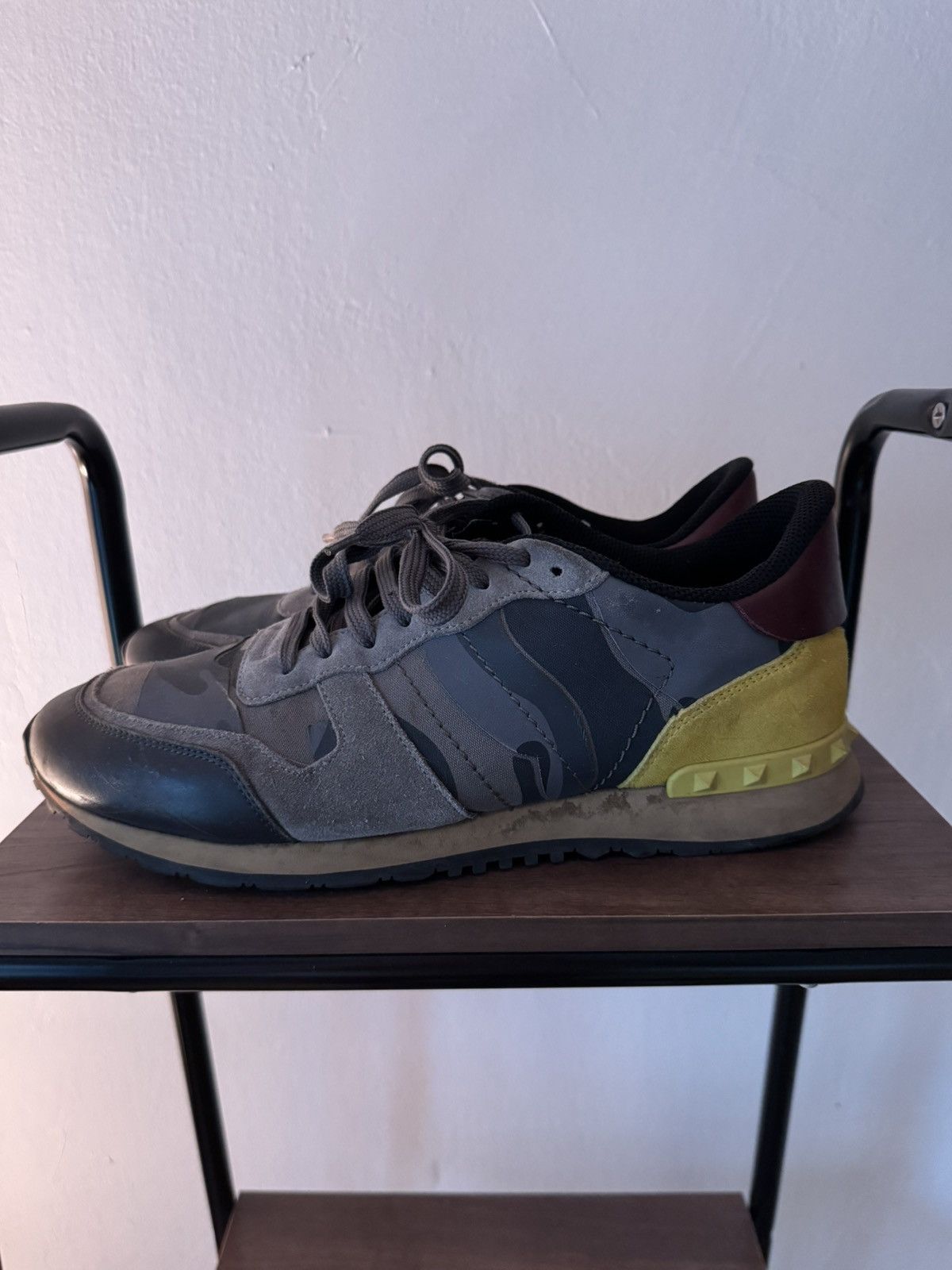 Valentino Valentino Camo Rock Runner Sneakers Size US 11.5 / EU 44-45 - 2 Thumbnail