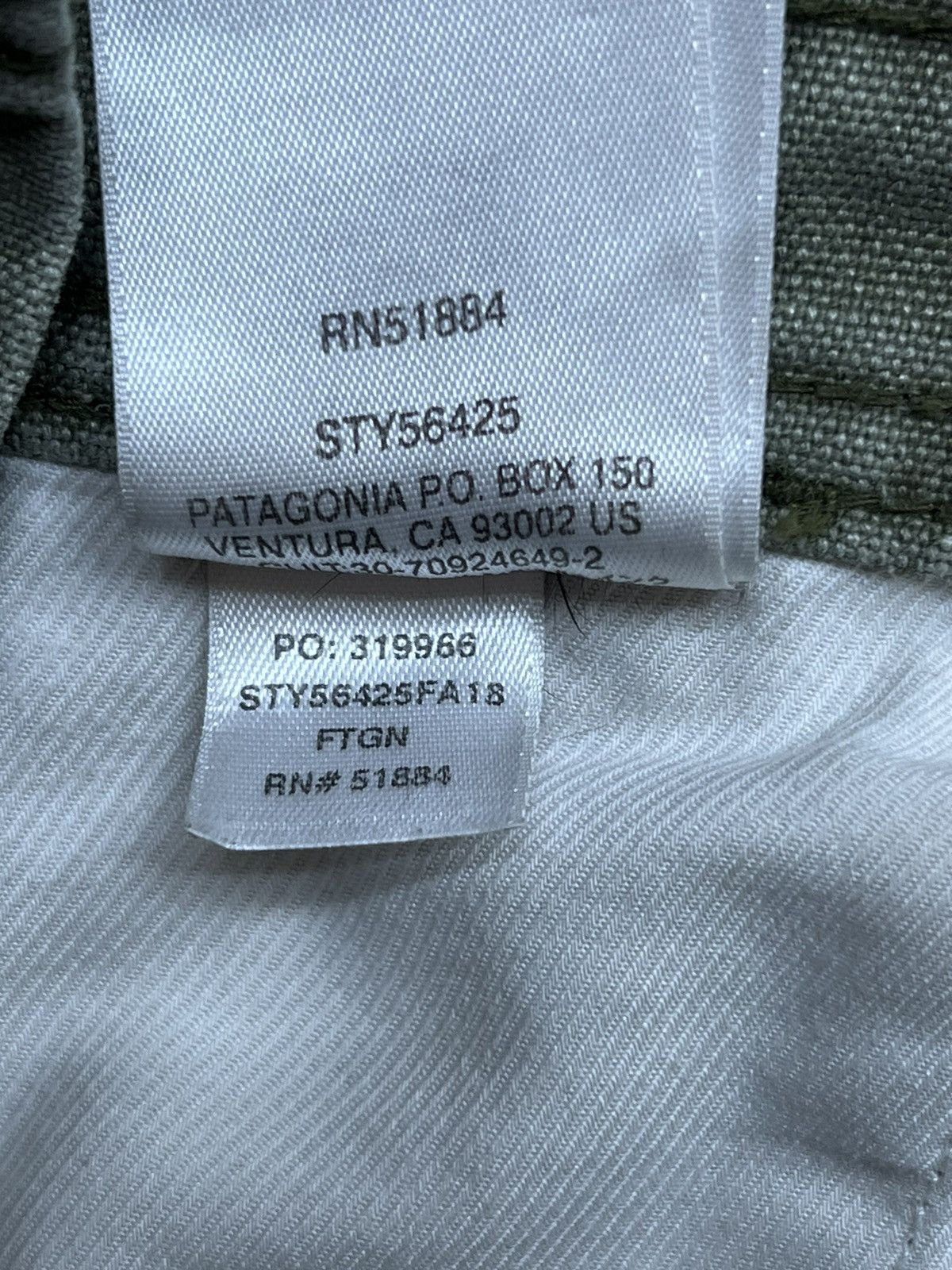Patagonia Patagonia Hemp Canvas Double Knee Bib Overalls Green Paint Size 28" / US 6 / IT 42 - 4 Thumbnail