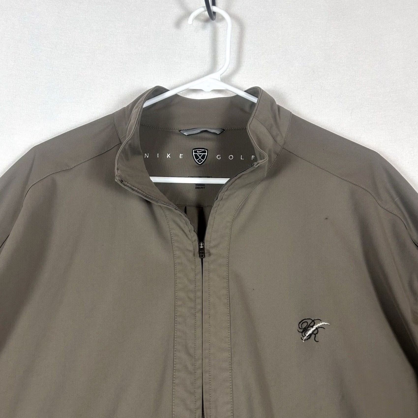 Nike Nike Golf Dri-FIT Windbreaker Pullover Jacket Mens XL Athletic Brown Tan 1/4 Zip Size US XL / EU 56 / 4 - 2 Thumbnail