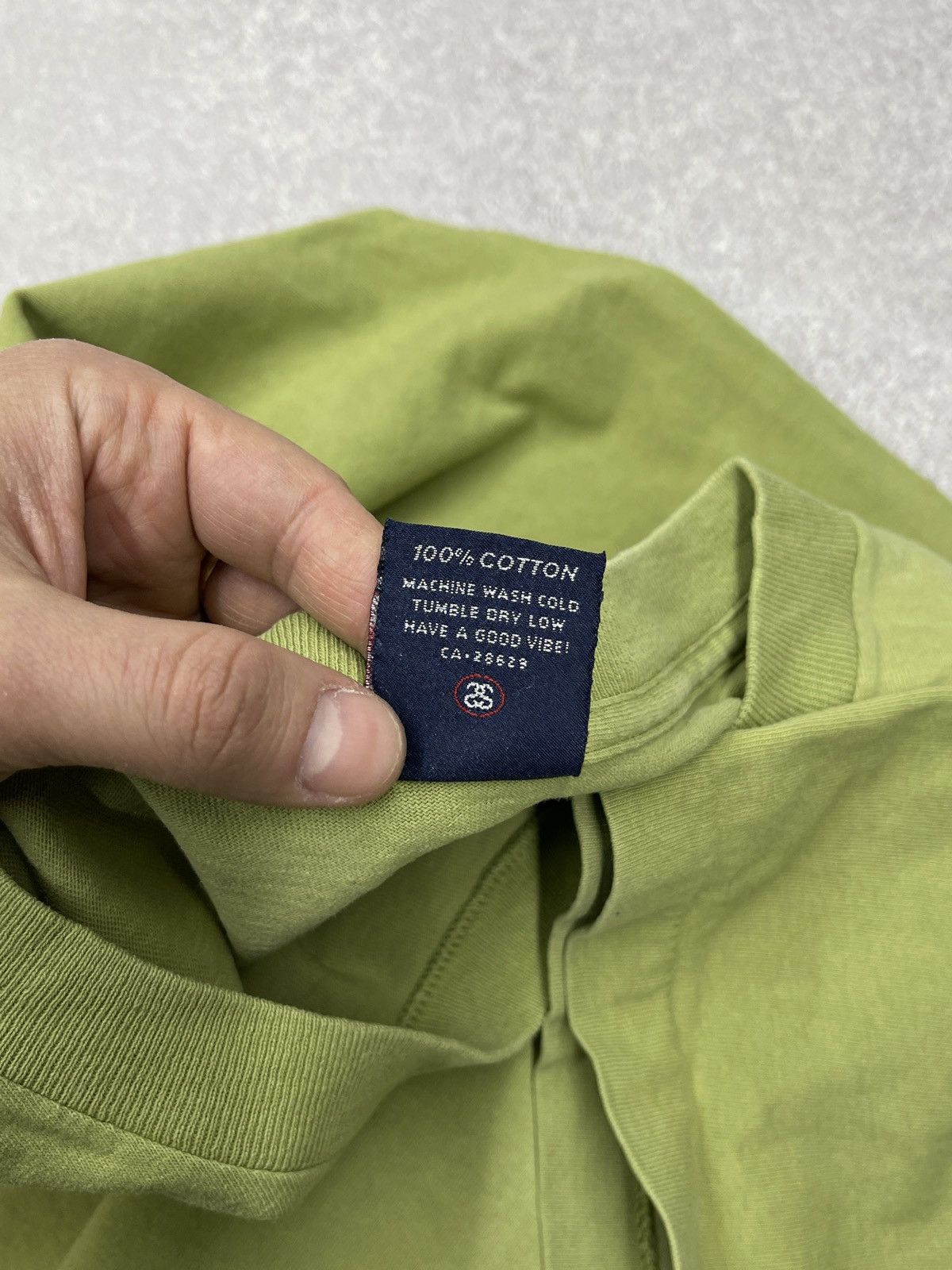 Stussy Vintage Stussy 1996-98 T Shirt Big Logo Green Y2K Size XL Size US XL / EU 56 / 4 - 11 Thumbnail