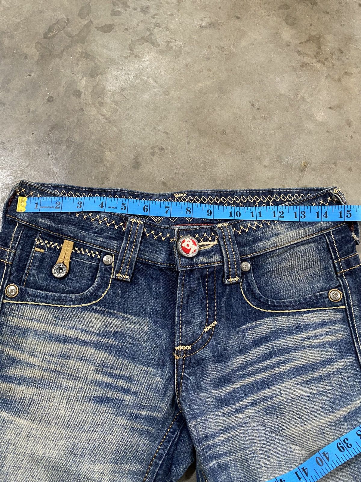 Tornado Mart Flare Jeans Japanese Edwin BTL515 Low Rise @302 Size US 28 / EU 44 - 16 Thumbnail