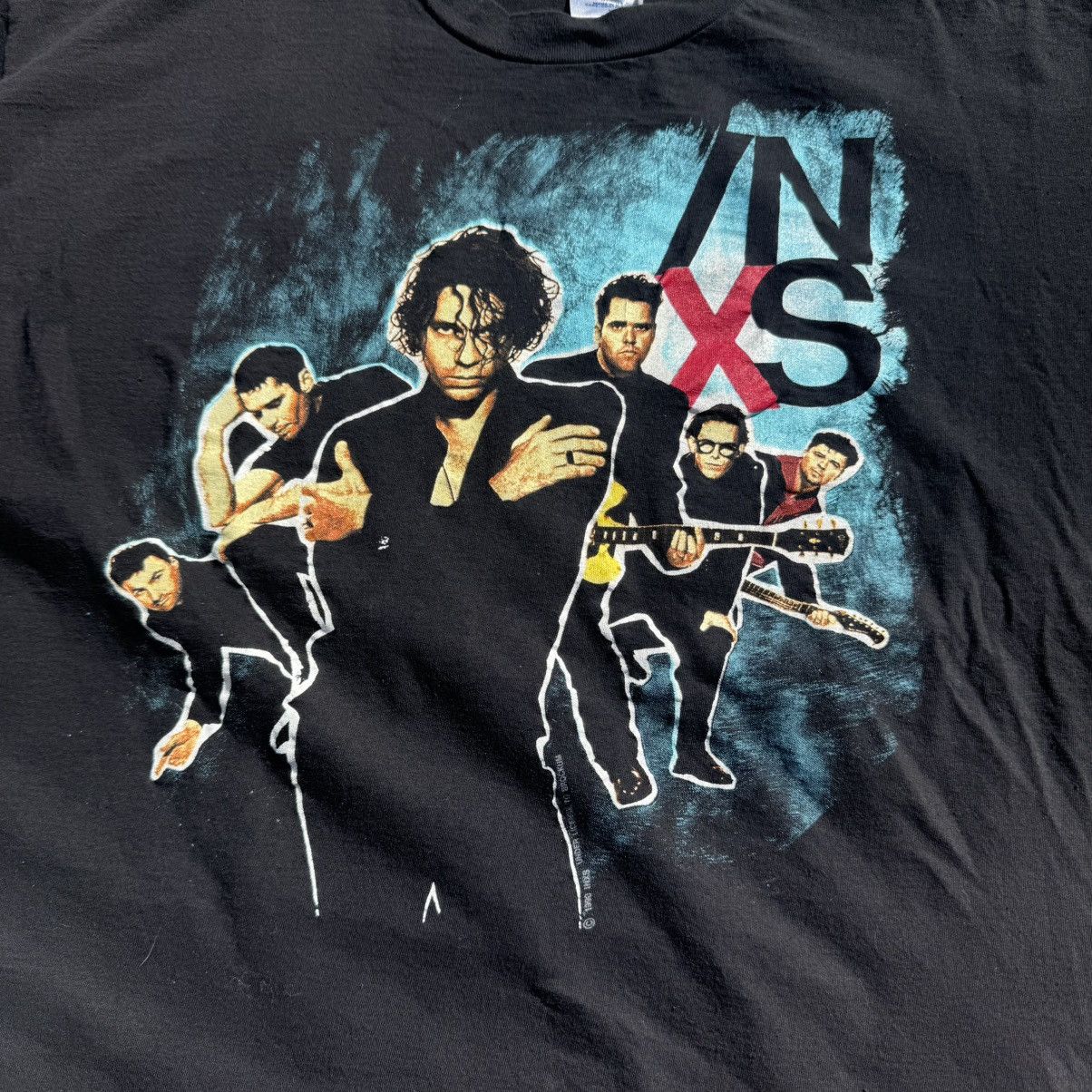 Other Vintage Inxs X Tour T Shirt 1990 Size US XL / EU 56 / 4 - 2 Thumbnail