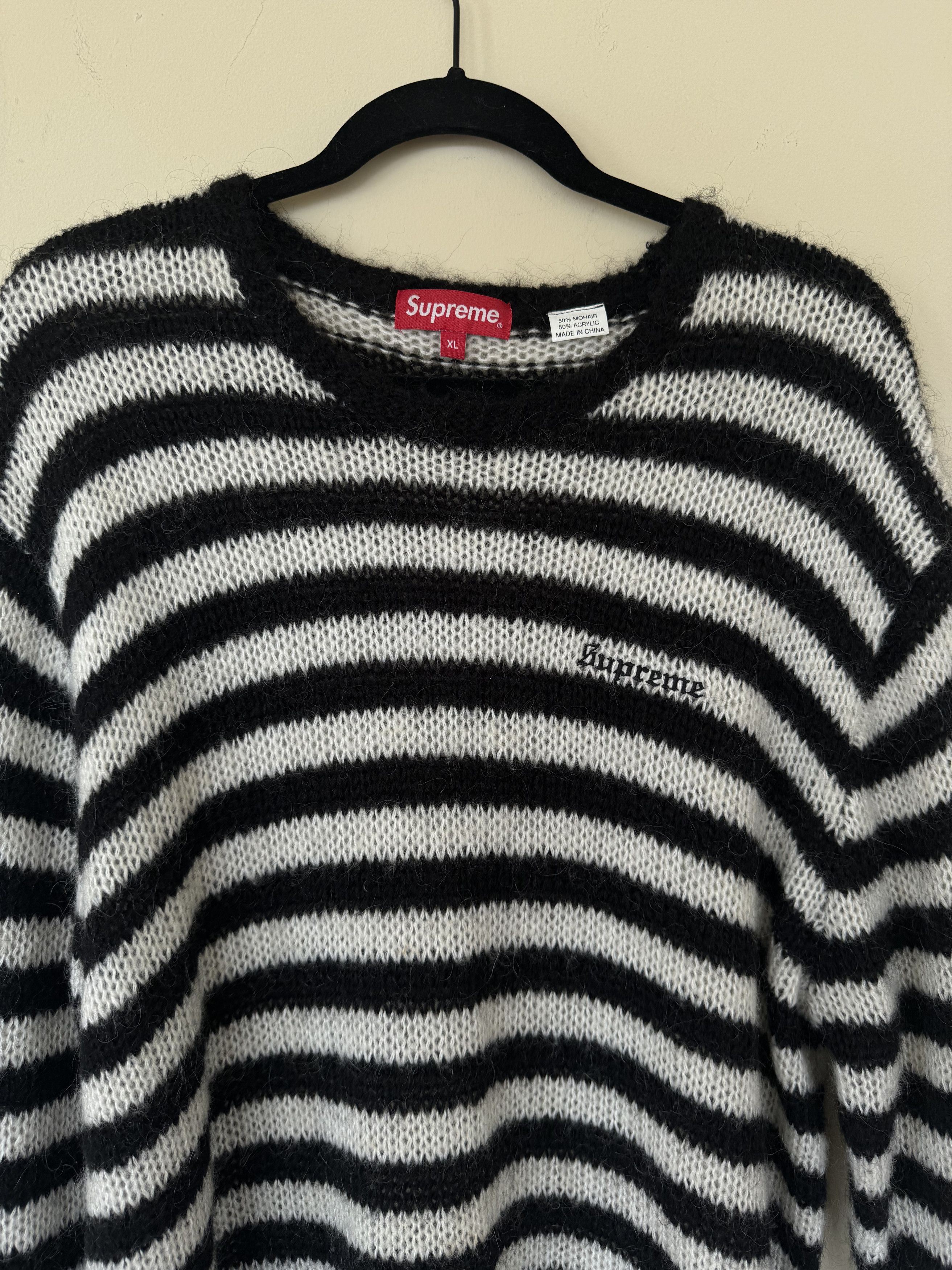 Supreme Supreme Striped Sweater Size US XL / EU 56 / 4 - 3 Thumbnail