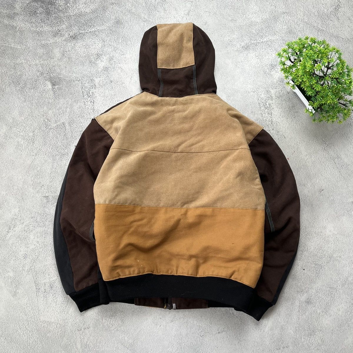Carhartt Vintage Carhartt USA Flag distressed Reworked jacket Size US S / EU 44-46 / 1 - 2 Thumbnail