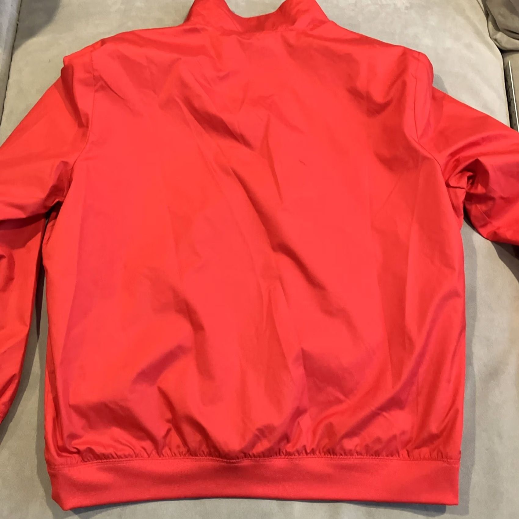Nike VINTAGE Nike Windbreaker Jacket XL Red Full Zip Windbreaker Men's Sports Jacket Size US XL / EU 56 / 4 - 7 Thumbnail