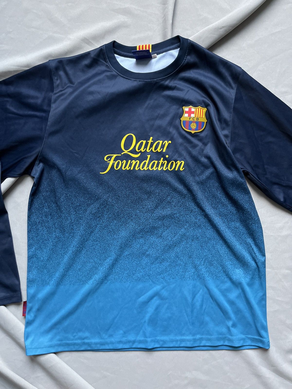 Other F.C. Barcelona V.Valdes Qatar Foundation Long Sleeve Jersey Size US L / EU 52-54 / 3 - 3 Thumbnail