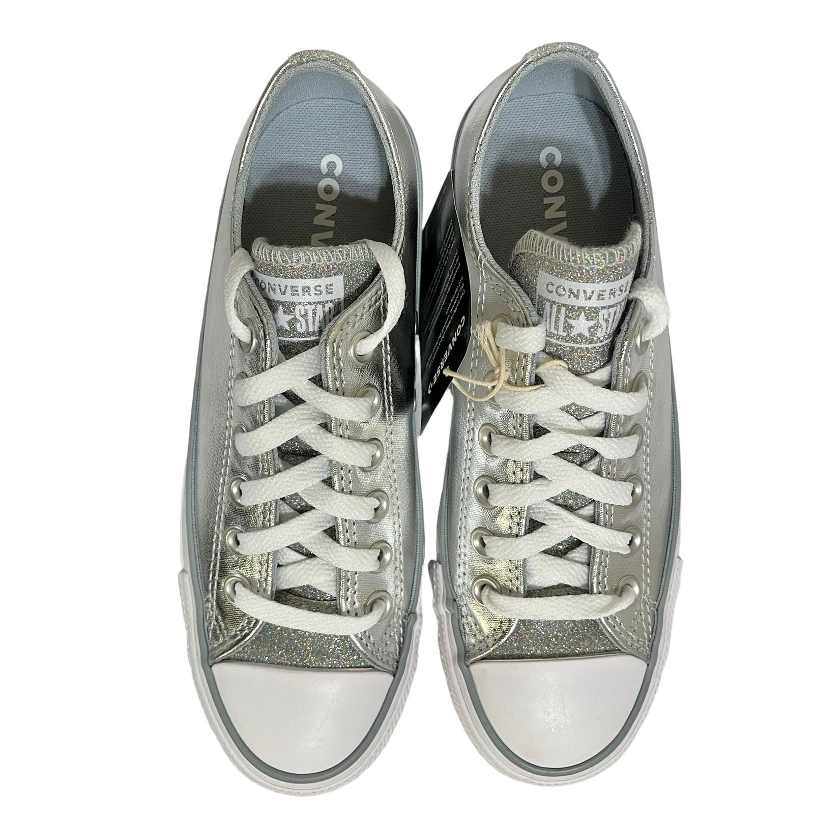 Converse NWT Converse Chuck Taylor All Star Silver Low Top Sneakers Size US 6.5 / IT 36.5 - 9 Thumbnail