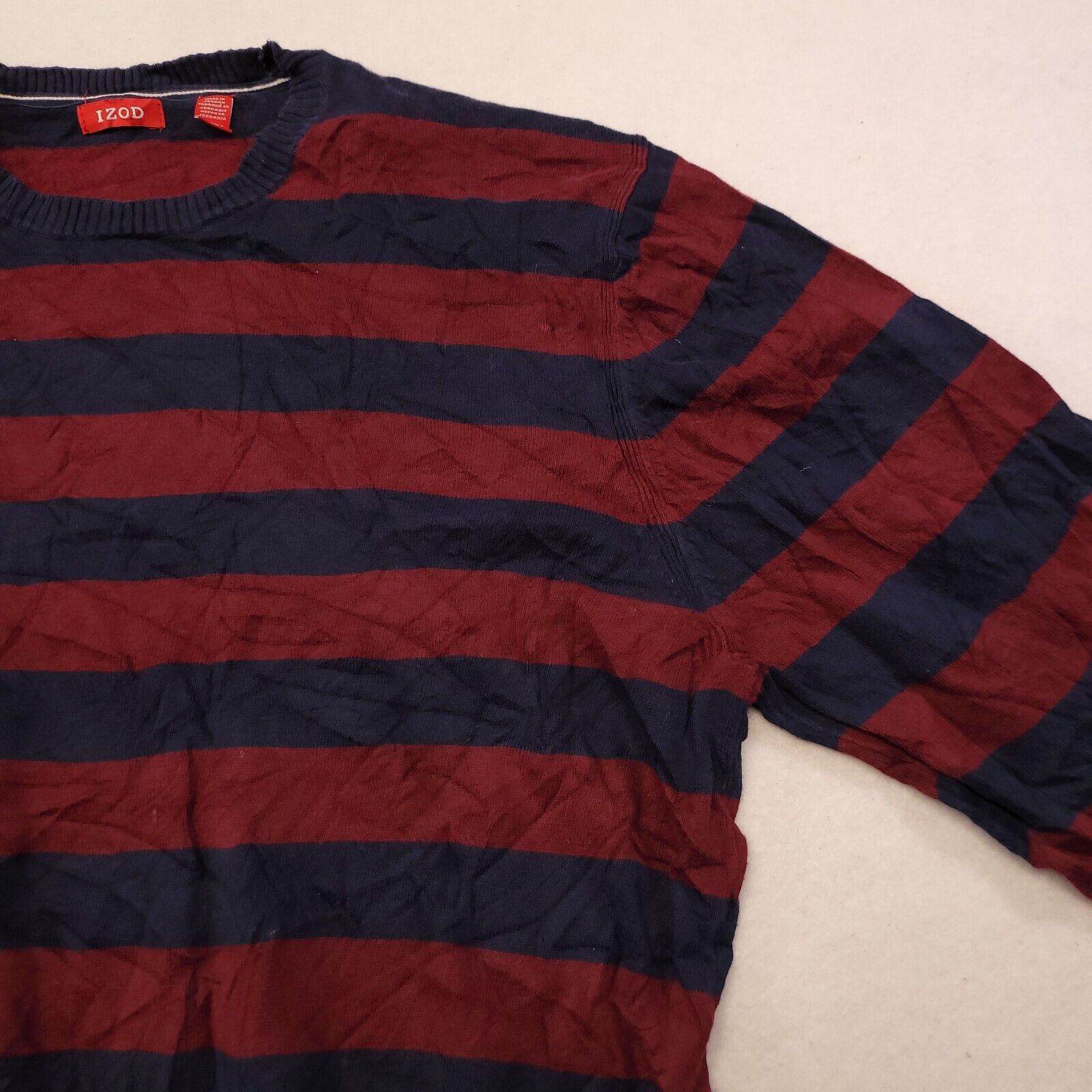 Izod IZOD Pullover Casual Sweater Mens Size Extra Large XL Red Size US XL / EU 56 / 4 - 5 Thumbnail