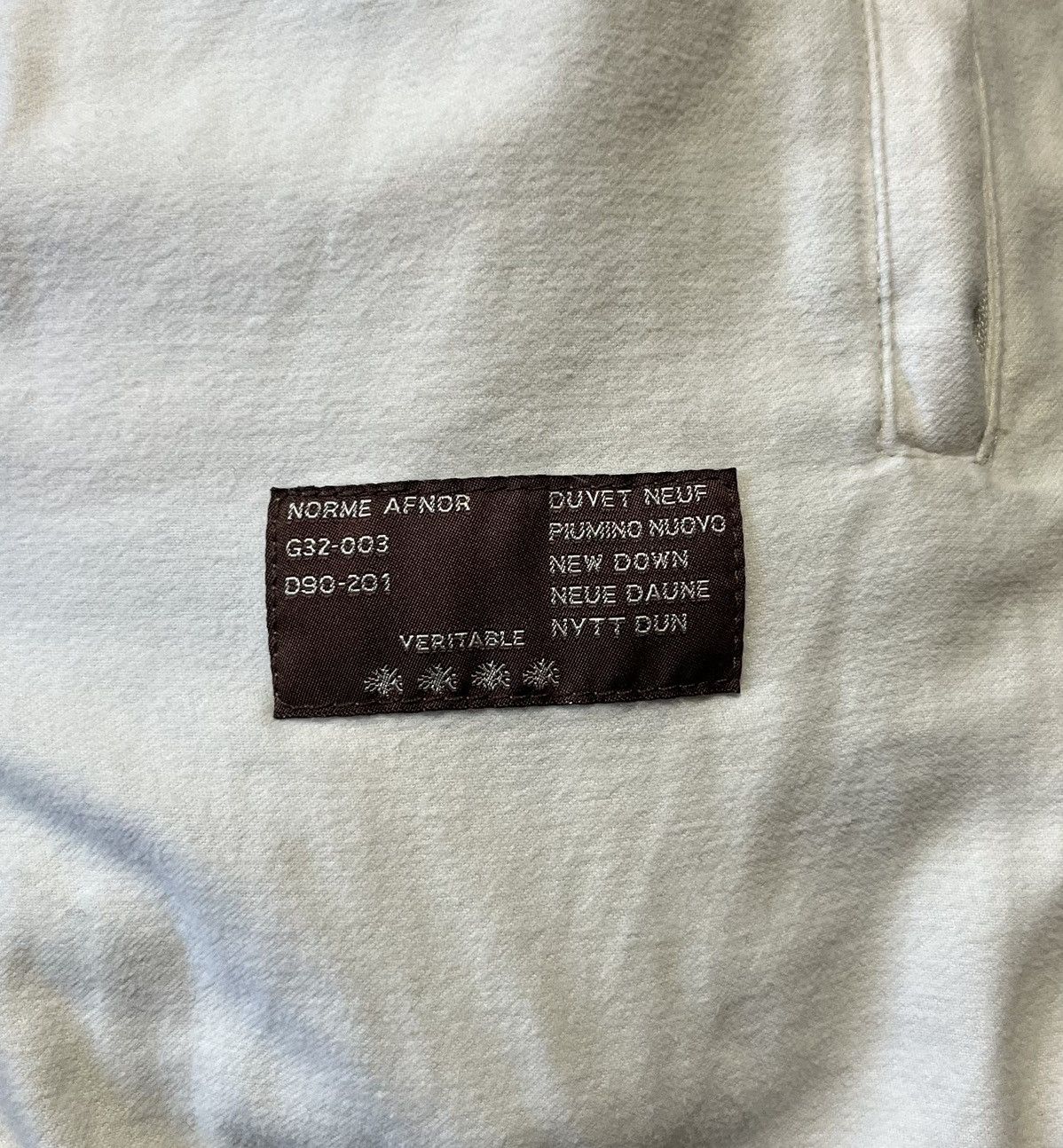 Moncler Vintage Moncler Down Puffer Jacket Beige Mens Size 6 Size US XL / EU 56 / 4 - 13 Thumbnail