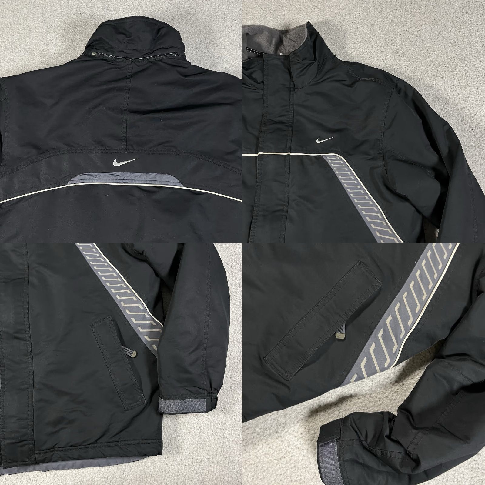 Nike Nike Jacket Mens M Black Y2K Full Zip Insulated Swoosh Windbreaker Vintage Size US M / EU 48-50 / 2 - 8 Thumbnail