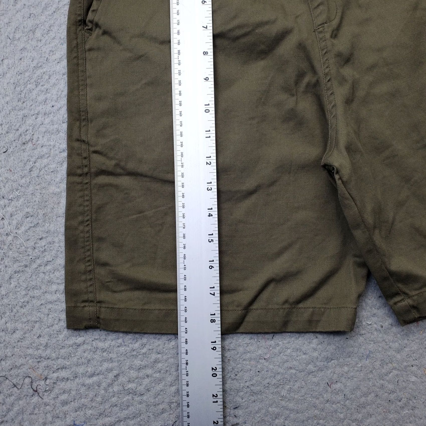 Wrangler Wrangler Bermuda Shorts Mens Medium Green Elastic Waist Drawstring Patch Logo Bermuda Shorts Mens Green Elastic Waist Drawstring Patch Logo Size US 31 - 3 Thumbnail